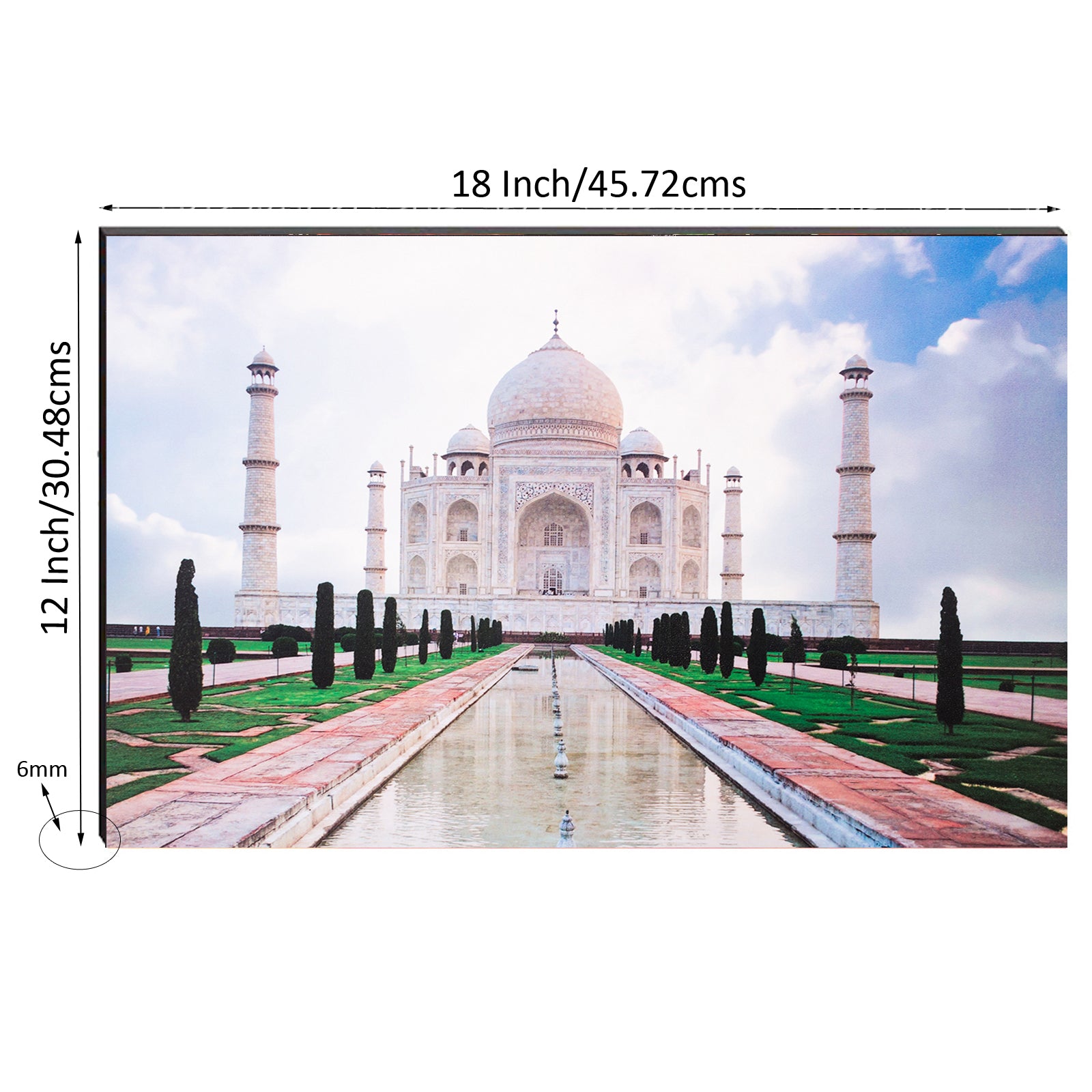 6MM MDF Taj Mahal Satin Matt Texture UV Art Painting 2