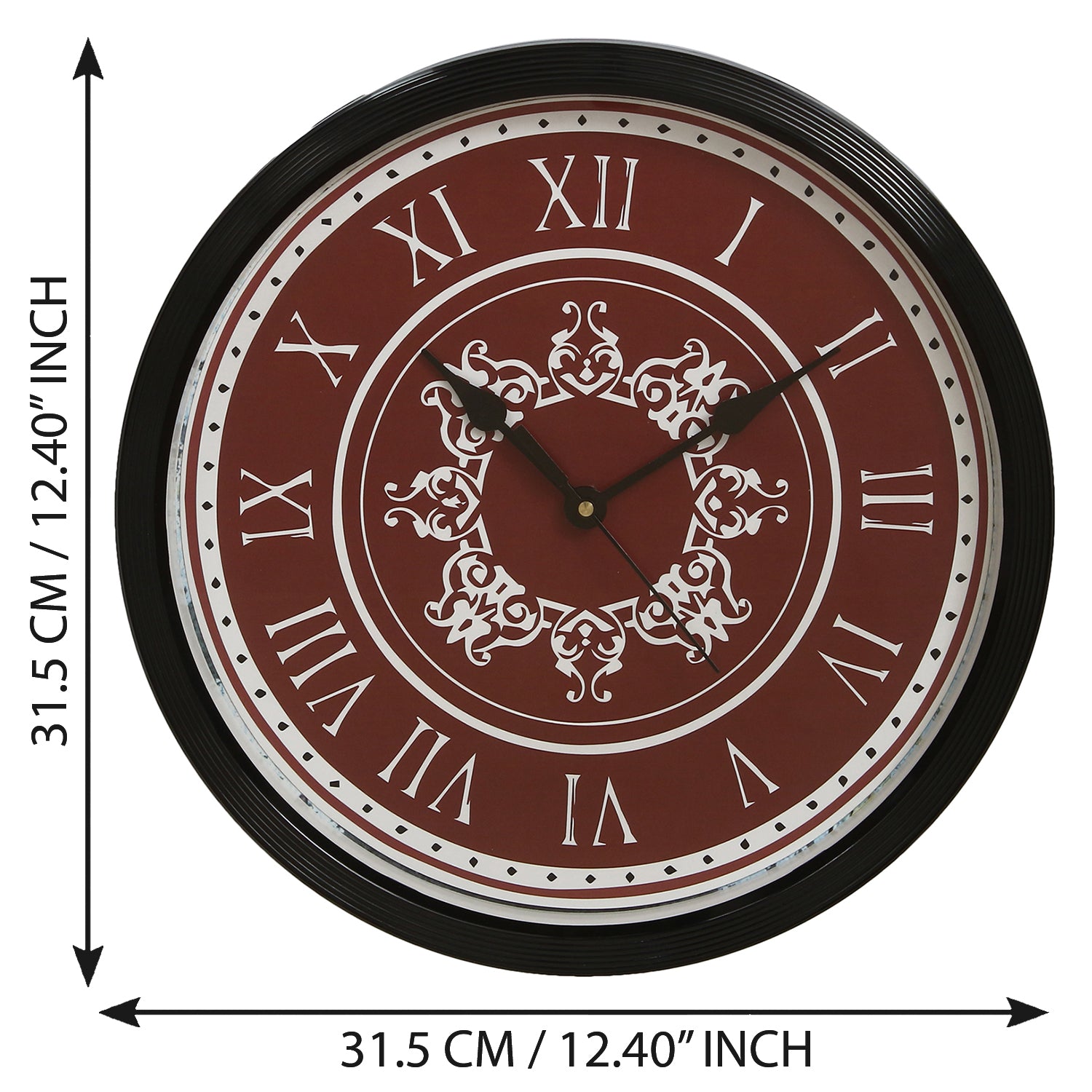 Round Shape Analog Roman Numbers Designer Wall Clock 3