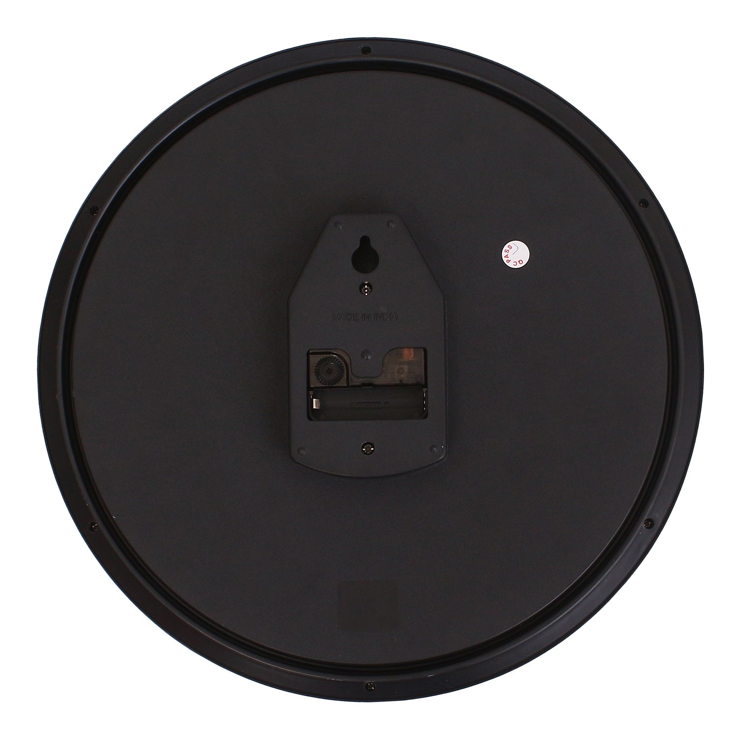 "The Numbers Are Messed Up" Designer Round Analog Black Wall Clock 5
