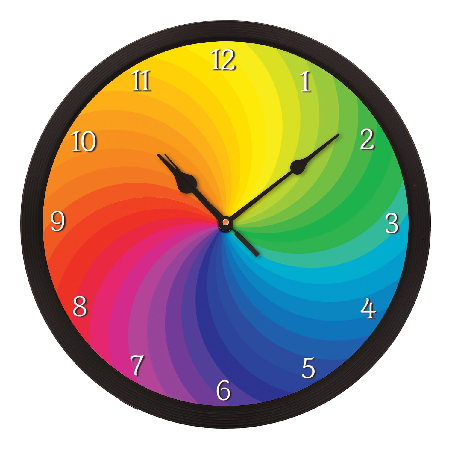 Multicolor Round Shape Analog Designer Wall Clock