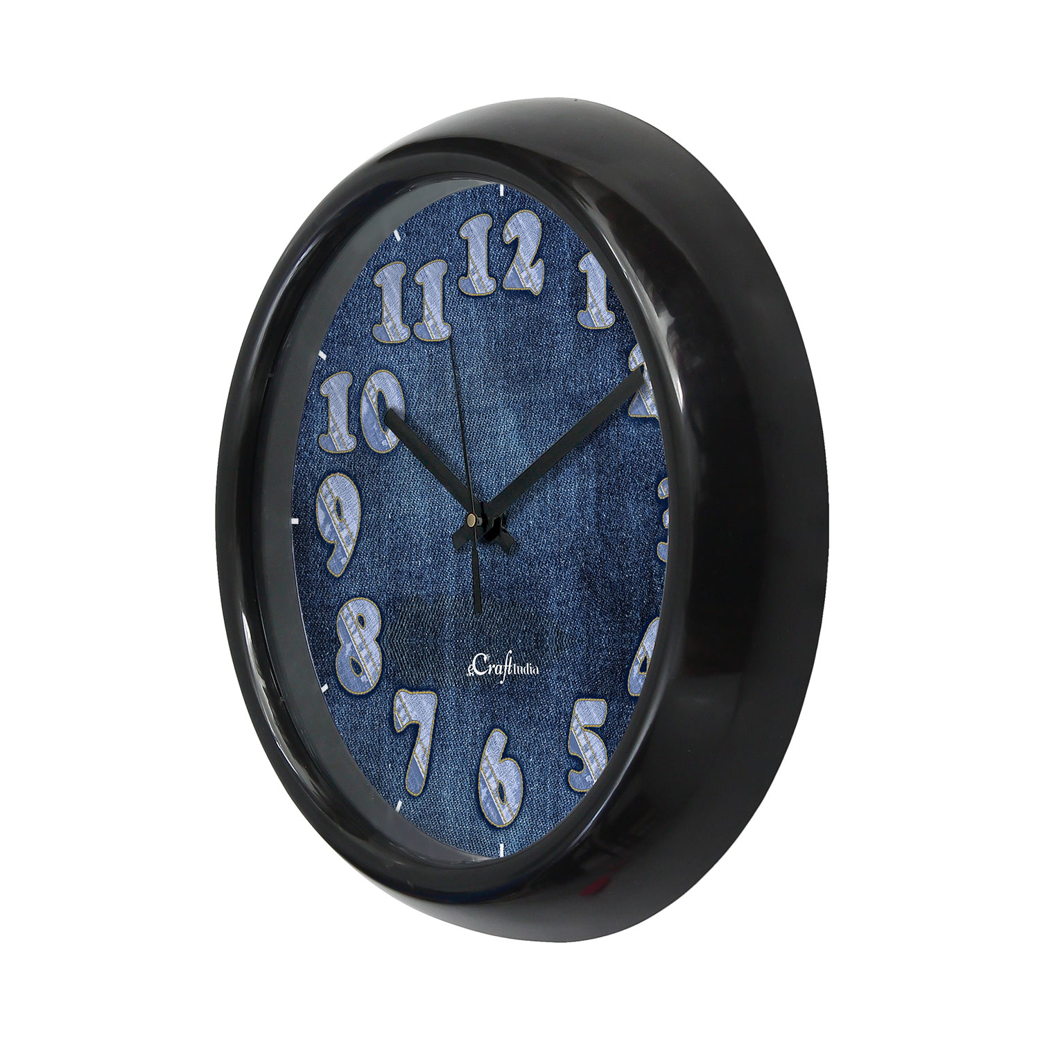 Demin Look Round Shape Analog Designer Wall Clock 4