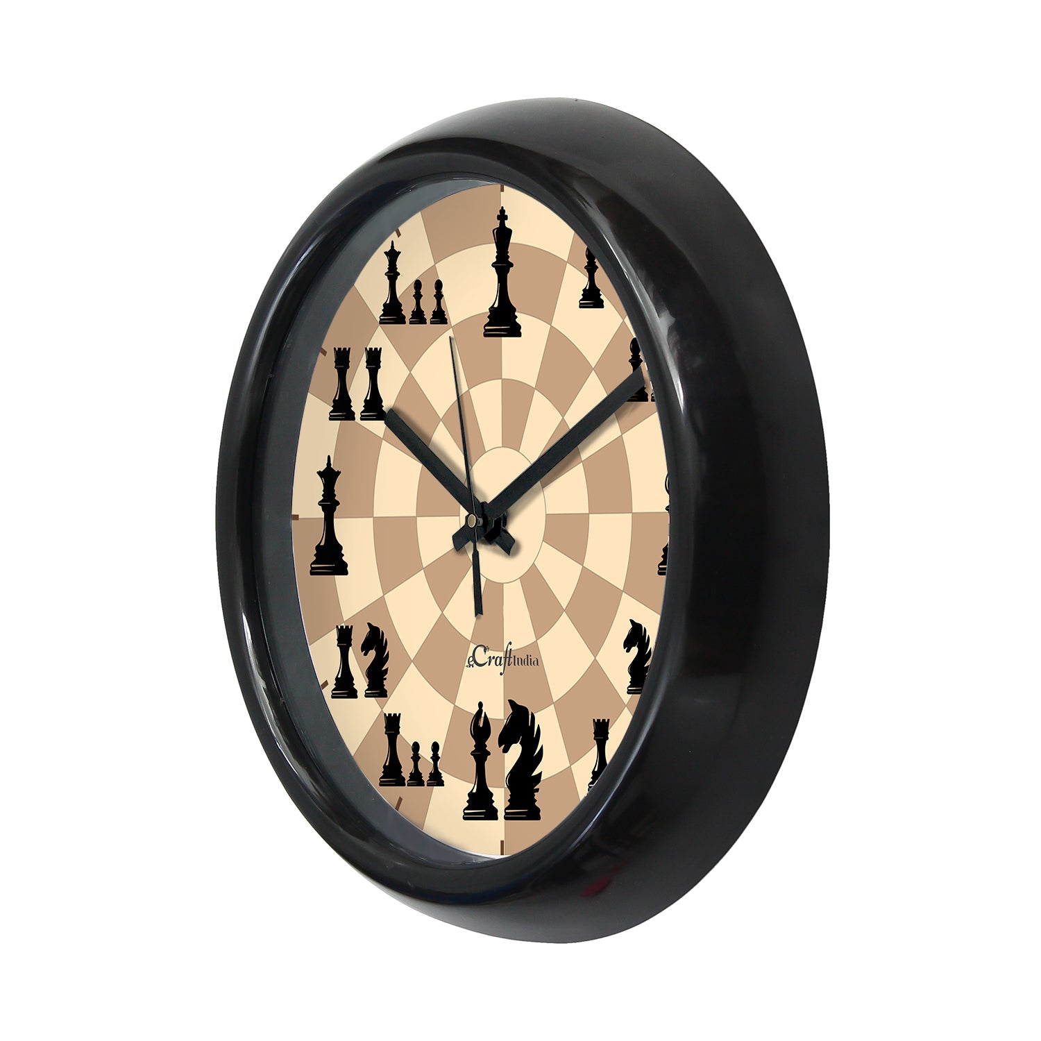 Chess Game Theme Round Shape Analog Designer Wall Clock 4