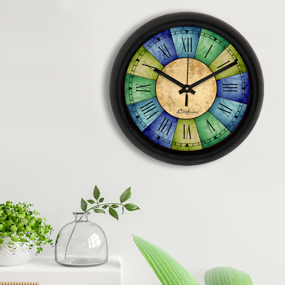 Antique Round Shape Analog Designer Wall Clock 2