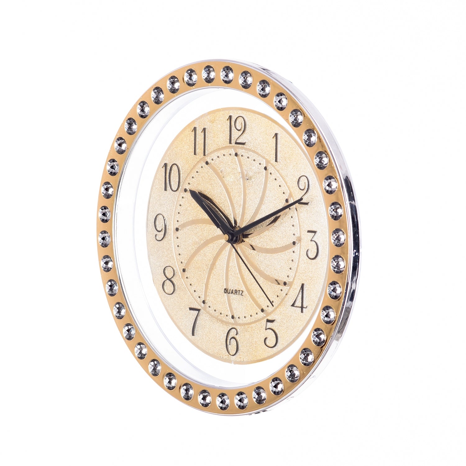 Decorative Analog Golden Round Wall Clock 2
