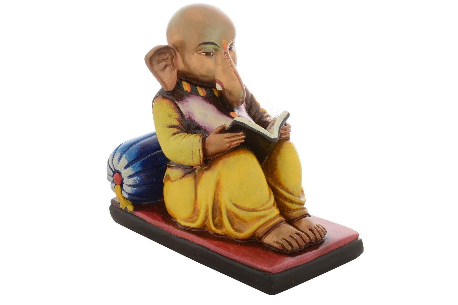 Premium Figurine of Lord Ganesha Reading Book 2