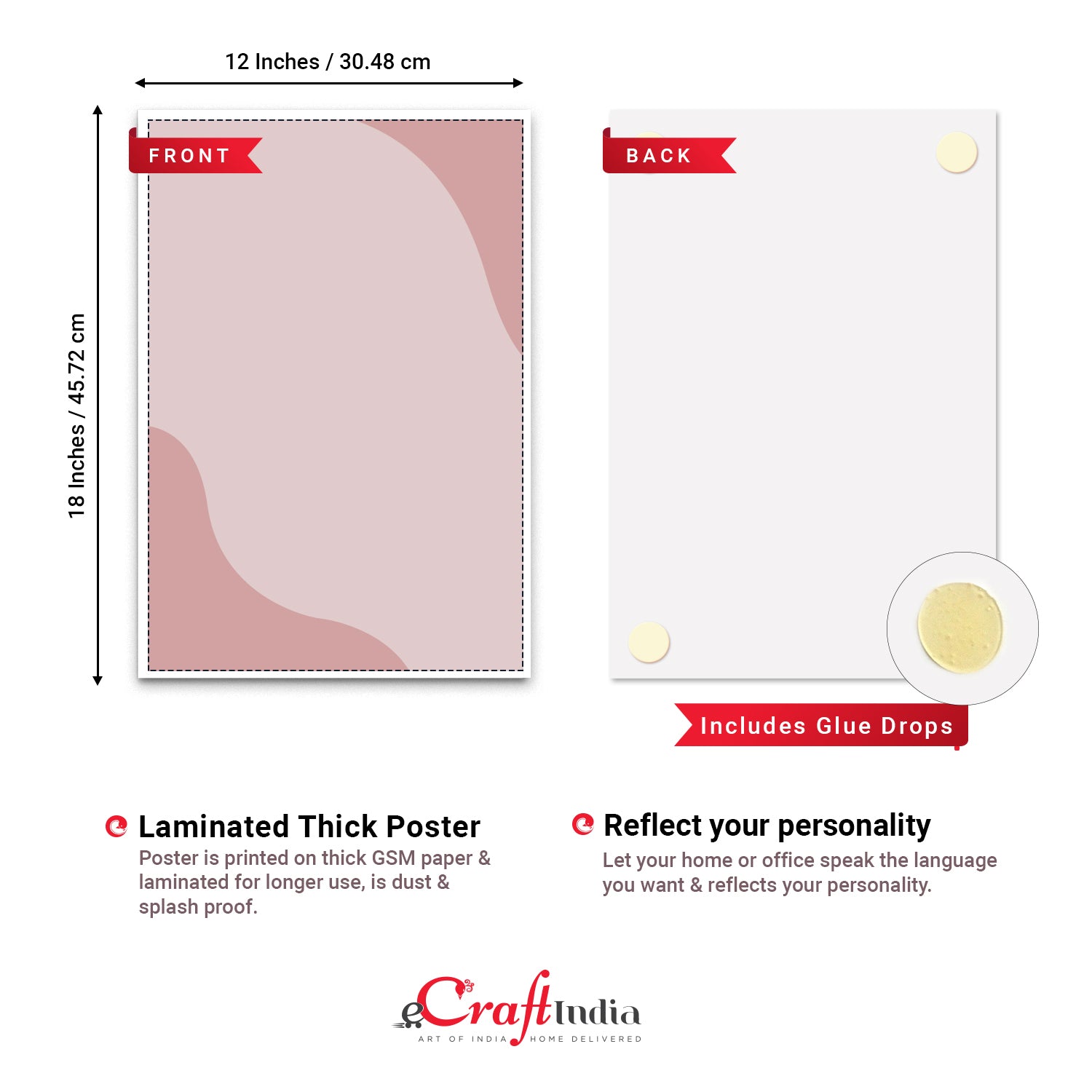 Set of 10 Dr. Abdul Kalam Inspirational Quotes High Quality Printed 300 GSM Posters with Glue Drops 3