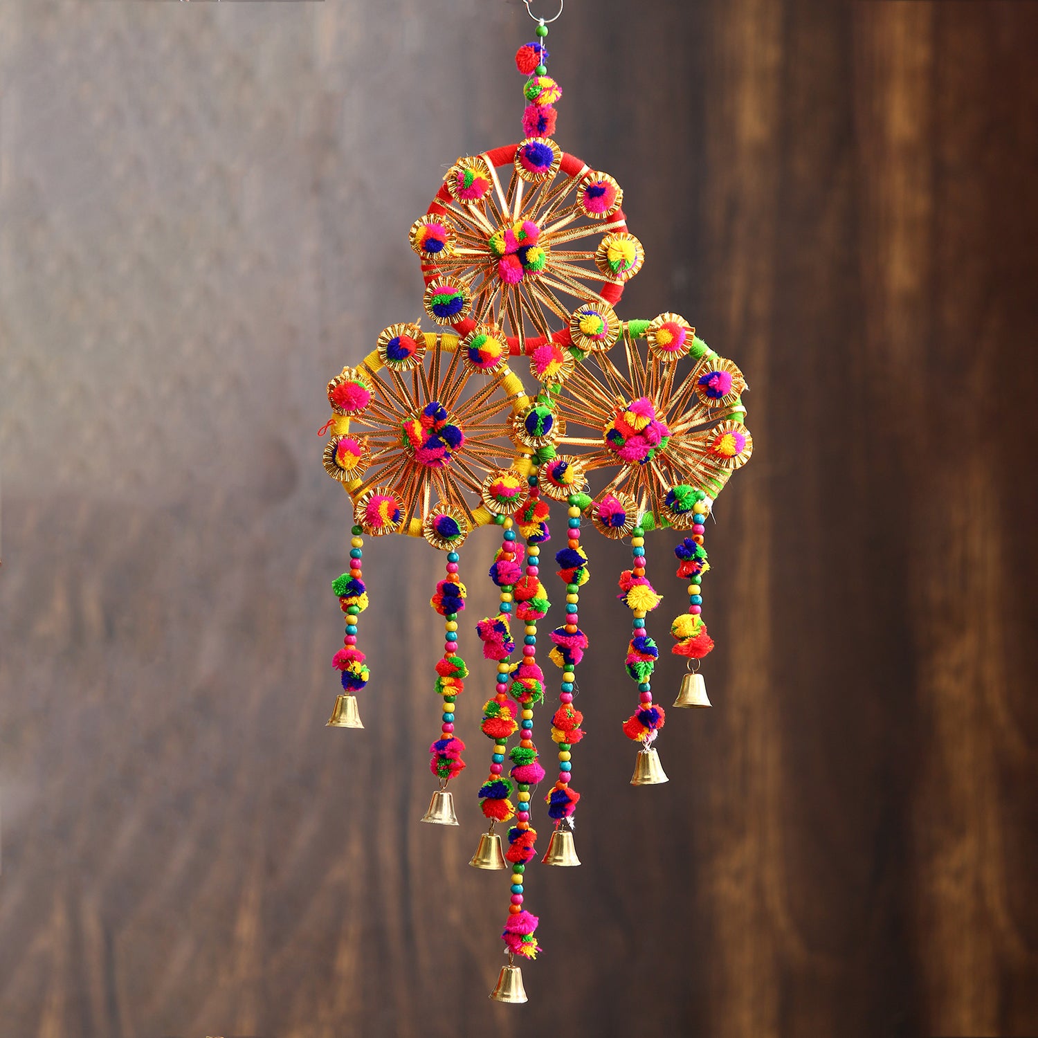 Handcrafted Decorative Colorful Wall/Door/Window Hanging Bells