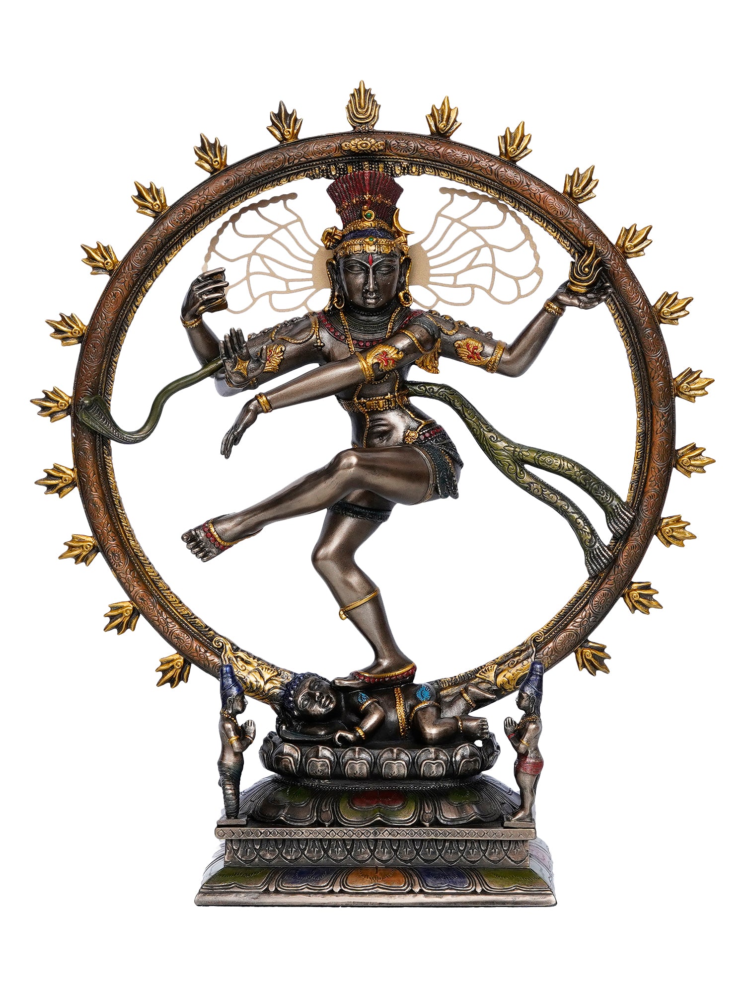 Polyresin and Bronze Decorative dancing nataraja statue 2