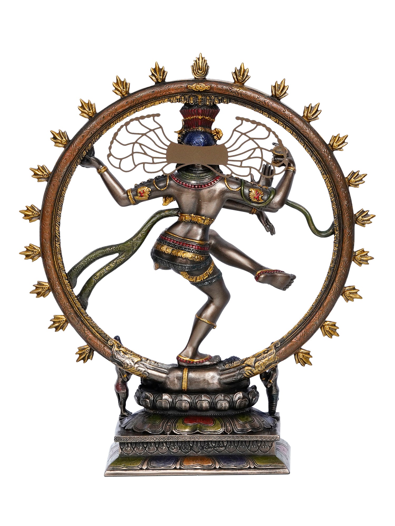 Polyresin and Bronze Decorative dancing nataraja statue 5