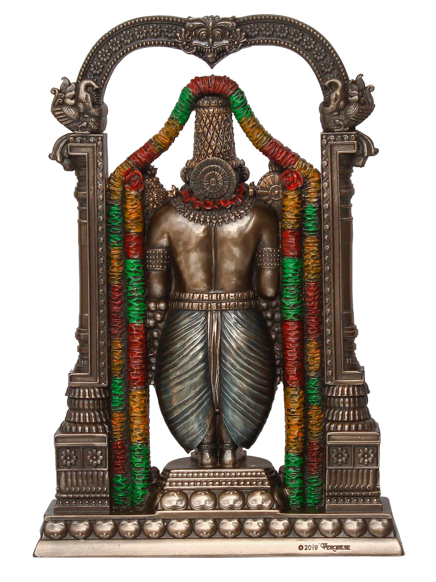 Brown Polyresin Lord Tirupati Balaji Idol 5