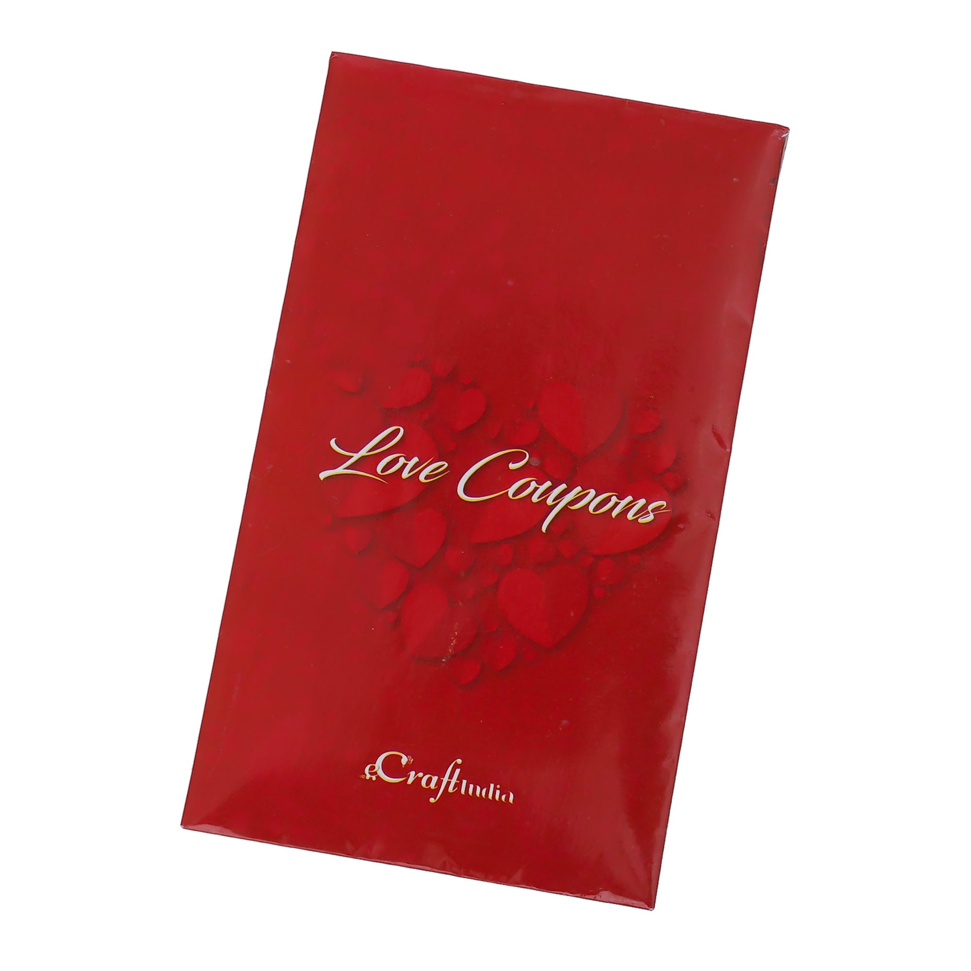 Valentine Combo of Pack of 12 Love Coupons Gift Cards Set, Golden Red Rose Gift Set 5
