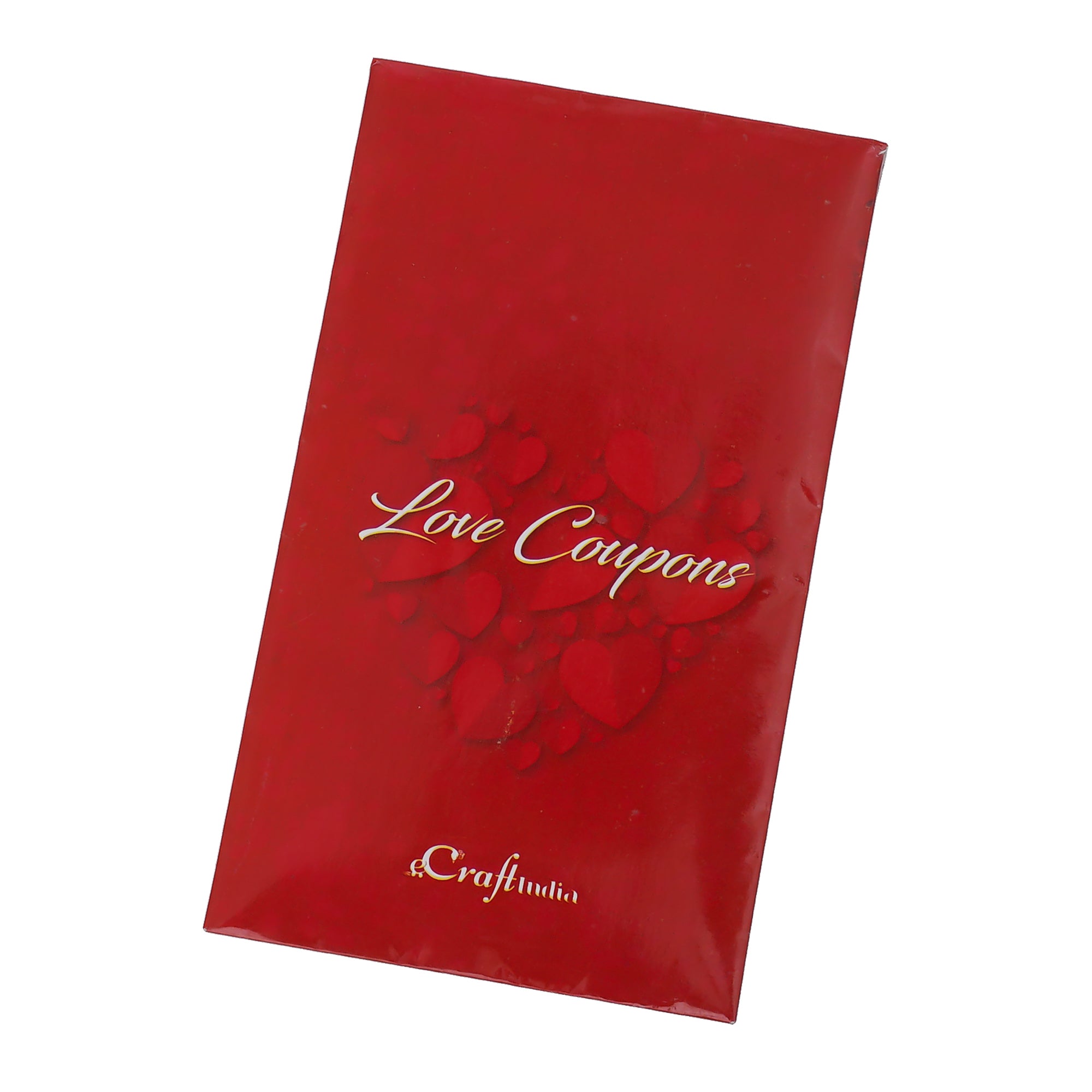 Valentine Combo of Pack of 12 Love Coupons Gift Cards Set, "My Heart Beats Only For You" Wooden Showpiece With Stand, Red Heart Shaped Gift Box 7