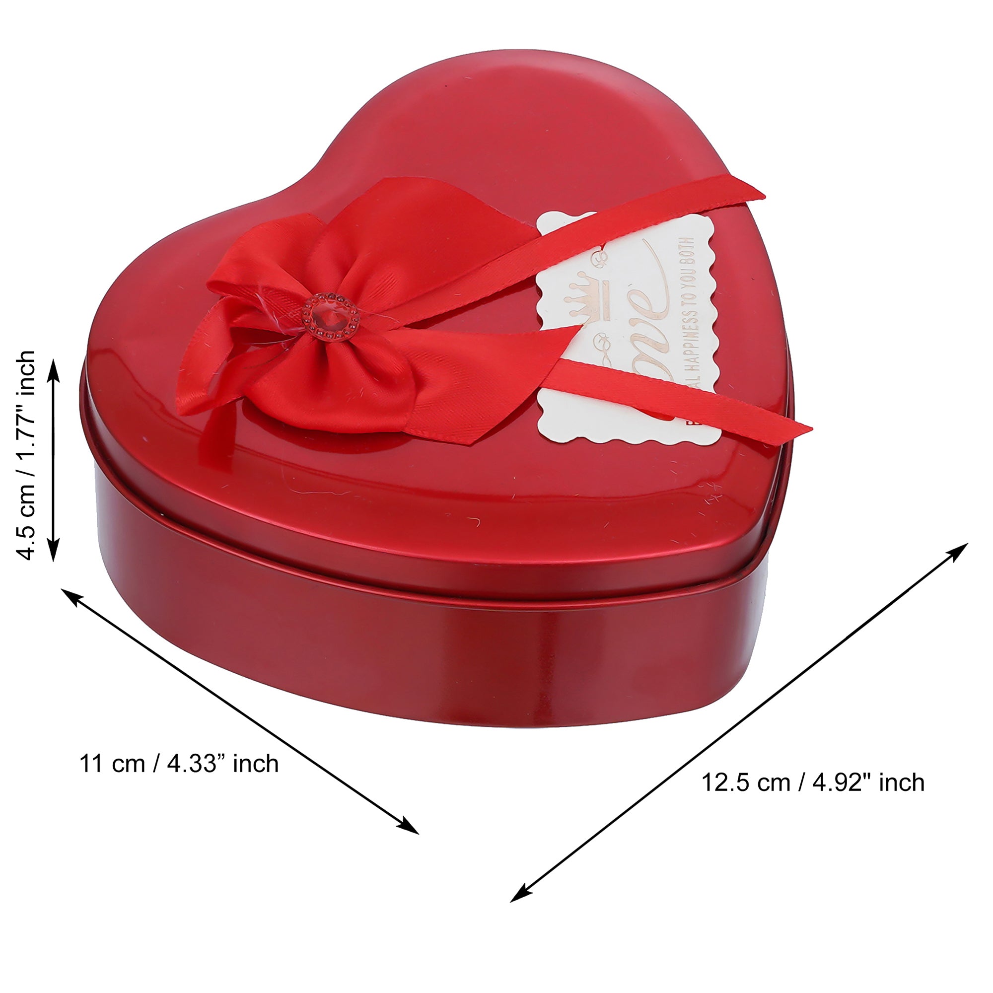 Valentine Combo of Card, Heart Shaped Gift Box Set with White Teddy and Red Roses, Hands Showcasing Red Heart Gift Set 4
