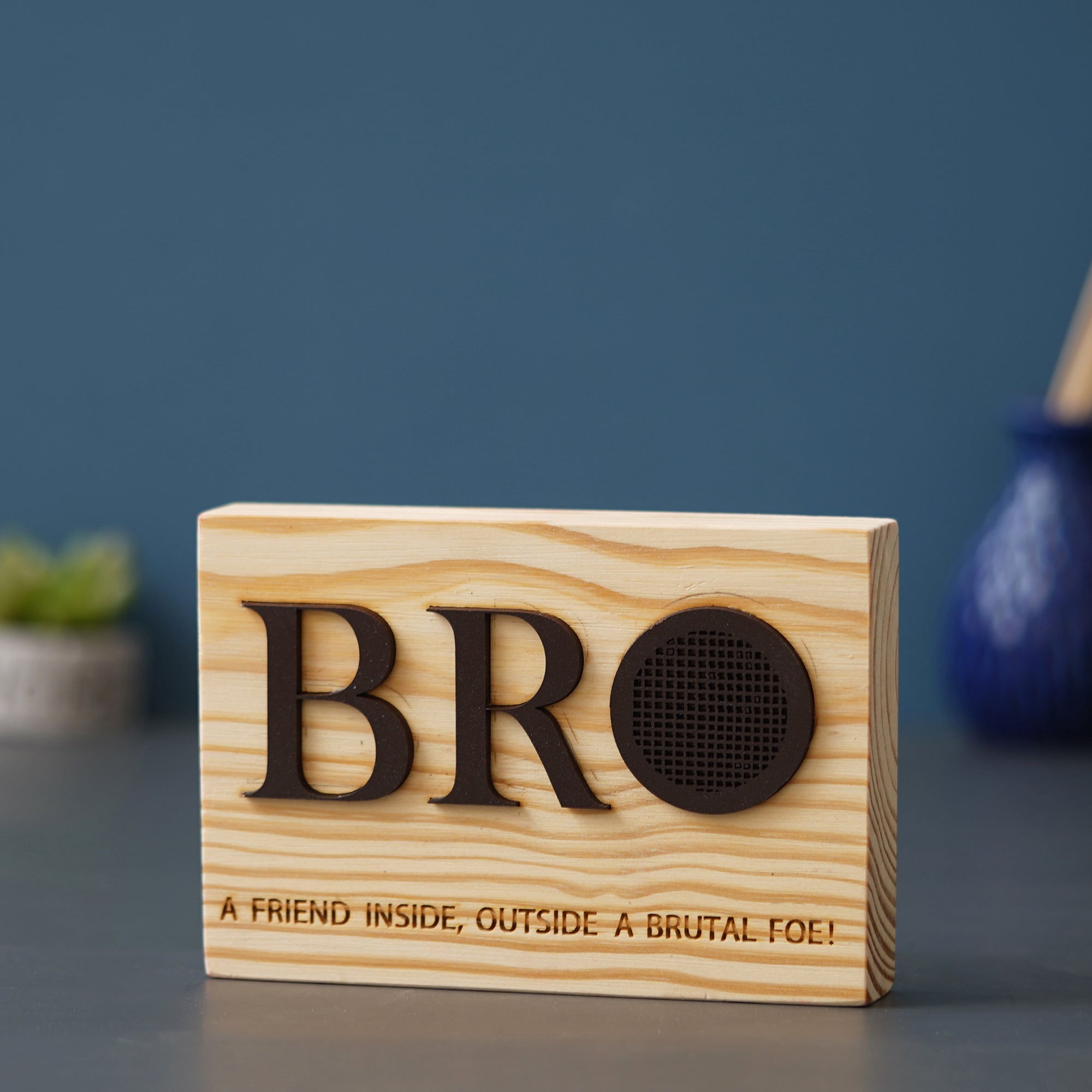 eCraftIndia Brown Wooden Bro 