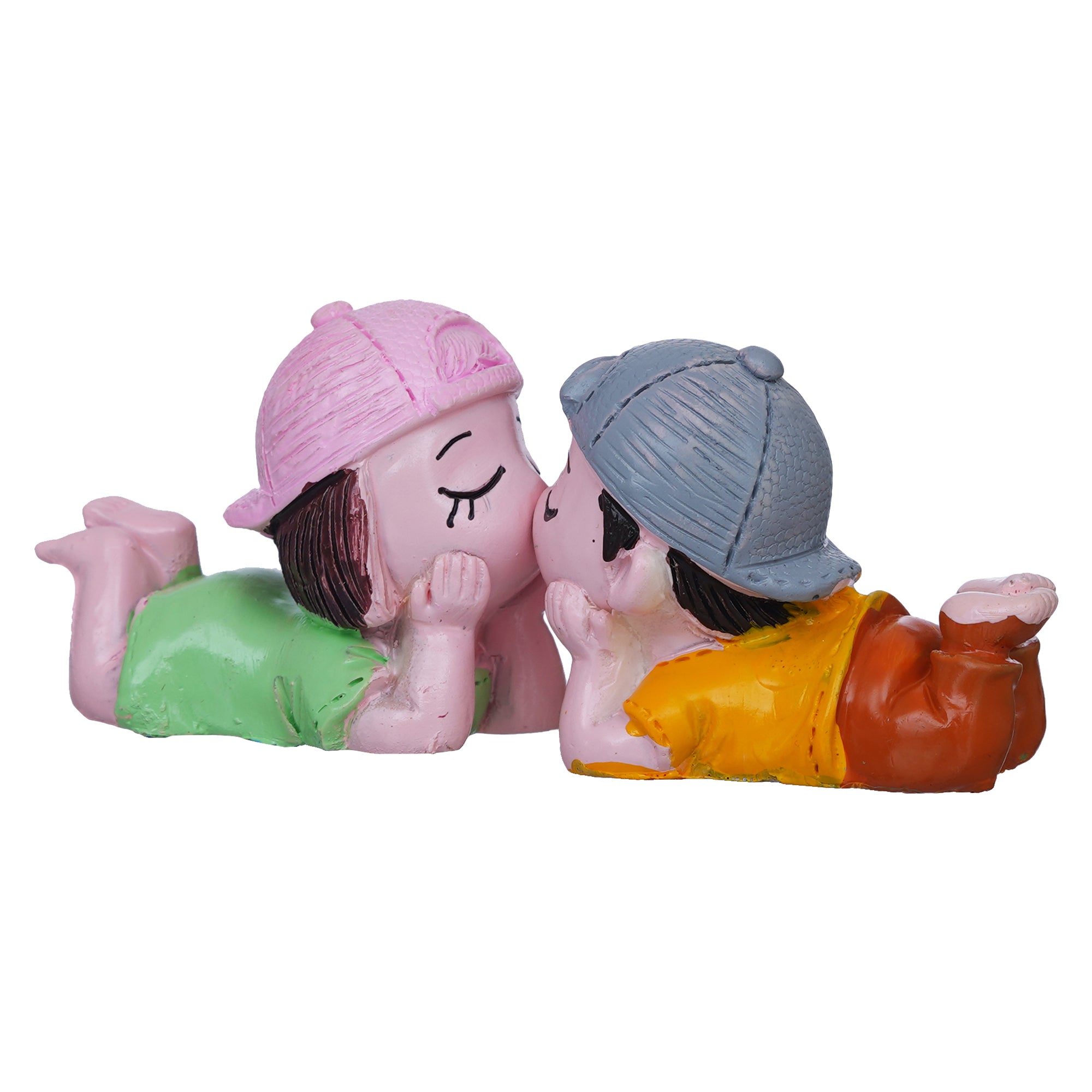 eCraftIndia Cute kissing couple Decorative Showpiece - Valentine's Day Gifts 6