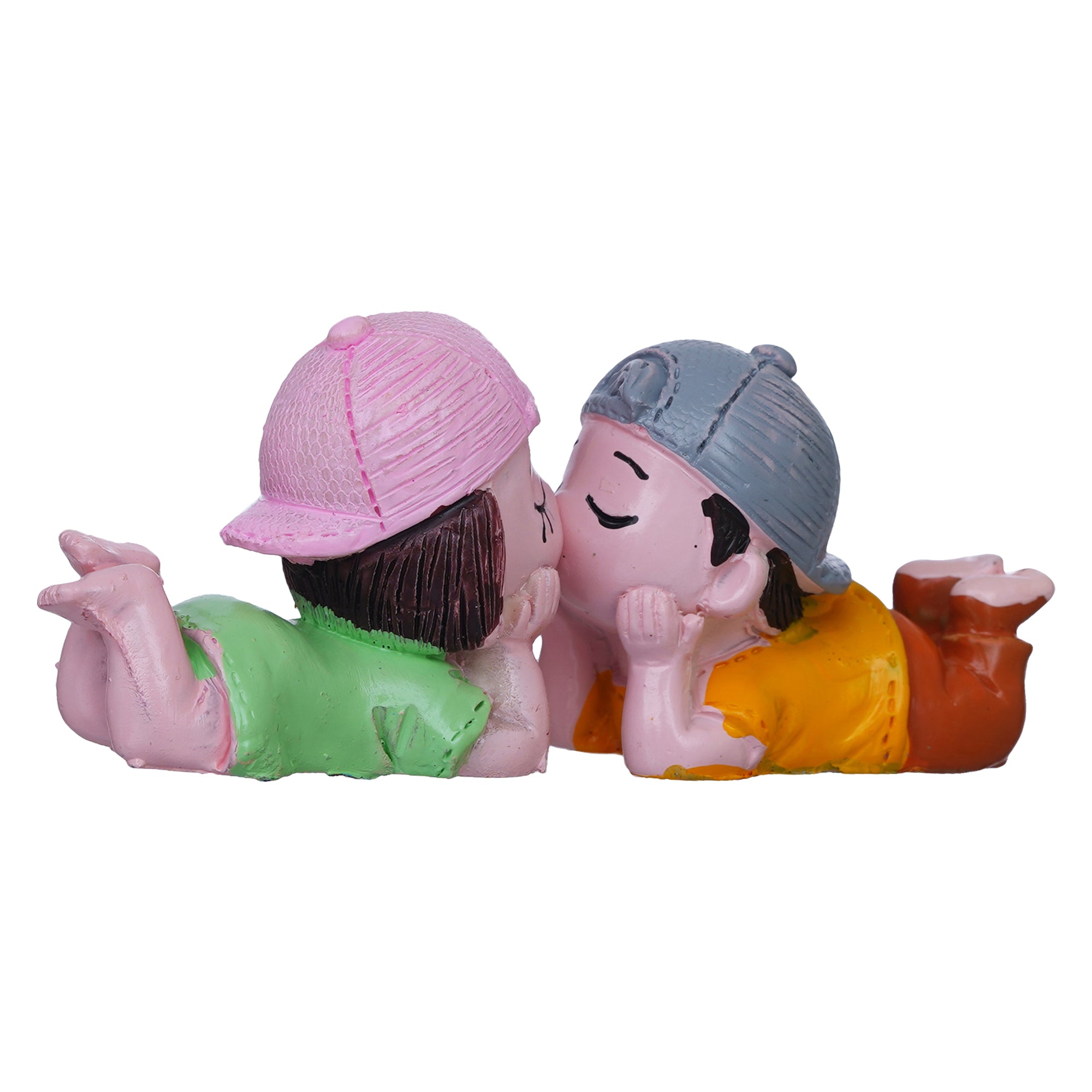 eCraftIndia Cute kissing couple Decorative Showpiece - Valentine's Day Gifts 7