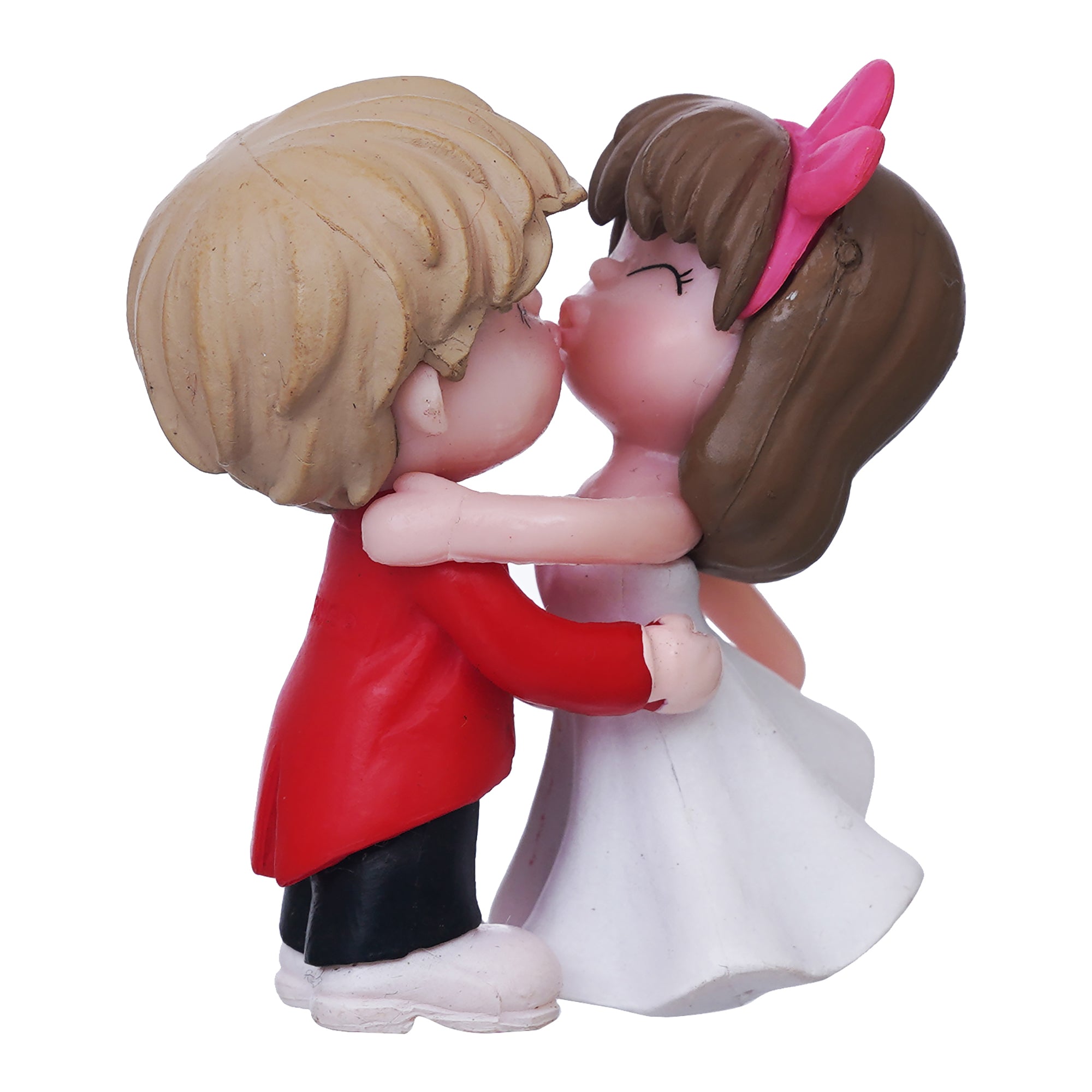 eCraftIndia Romantic Kissing Couple Statue Decorative Valentine's Day Showpiece 7