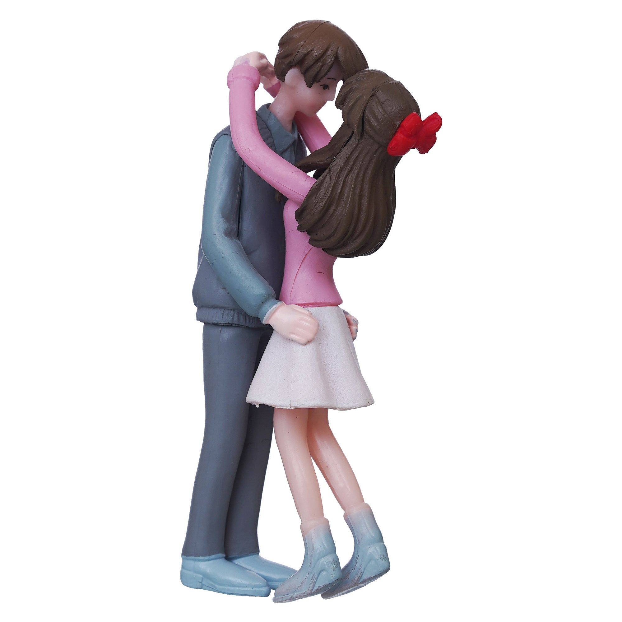 eCraftIndia Romantic Hugging Couple Statue Decorative Valentine's Day Showpiece 7