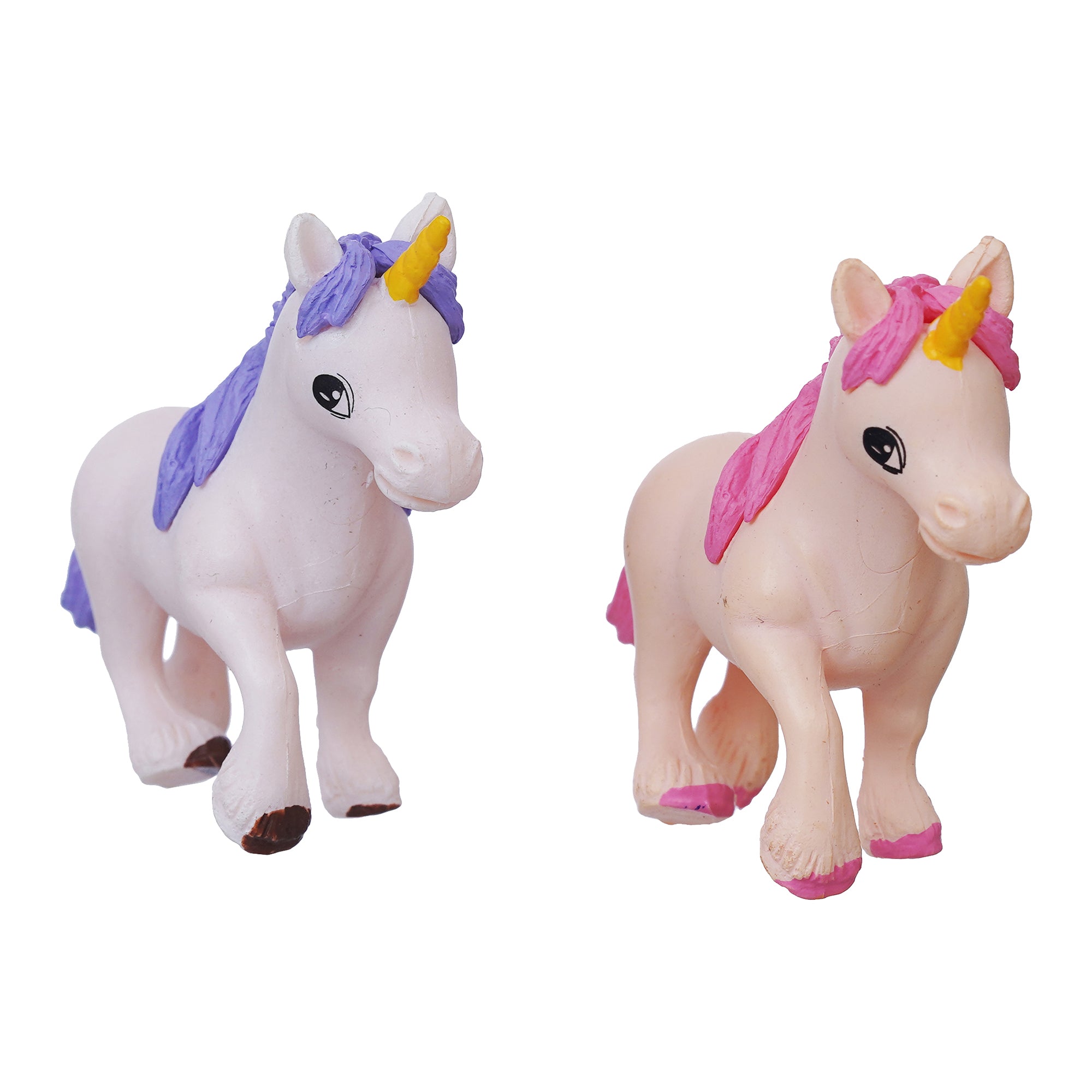 eCraftIndia Set of 2 Miniature Unicorn Horse Statues  Animal Figurines Showpiece 7