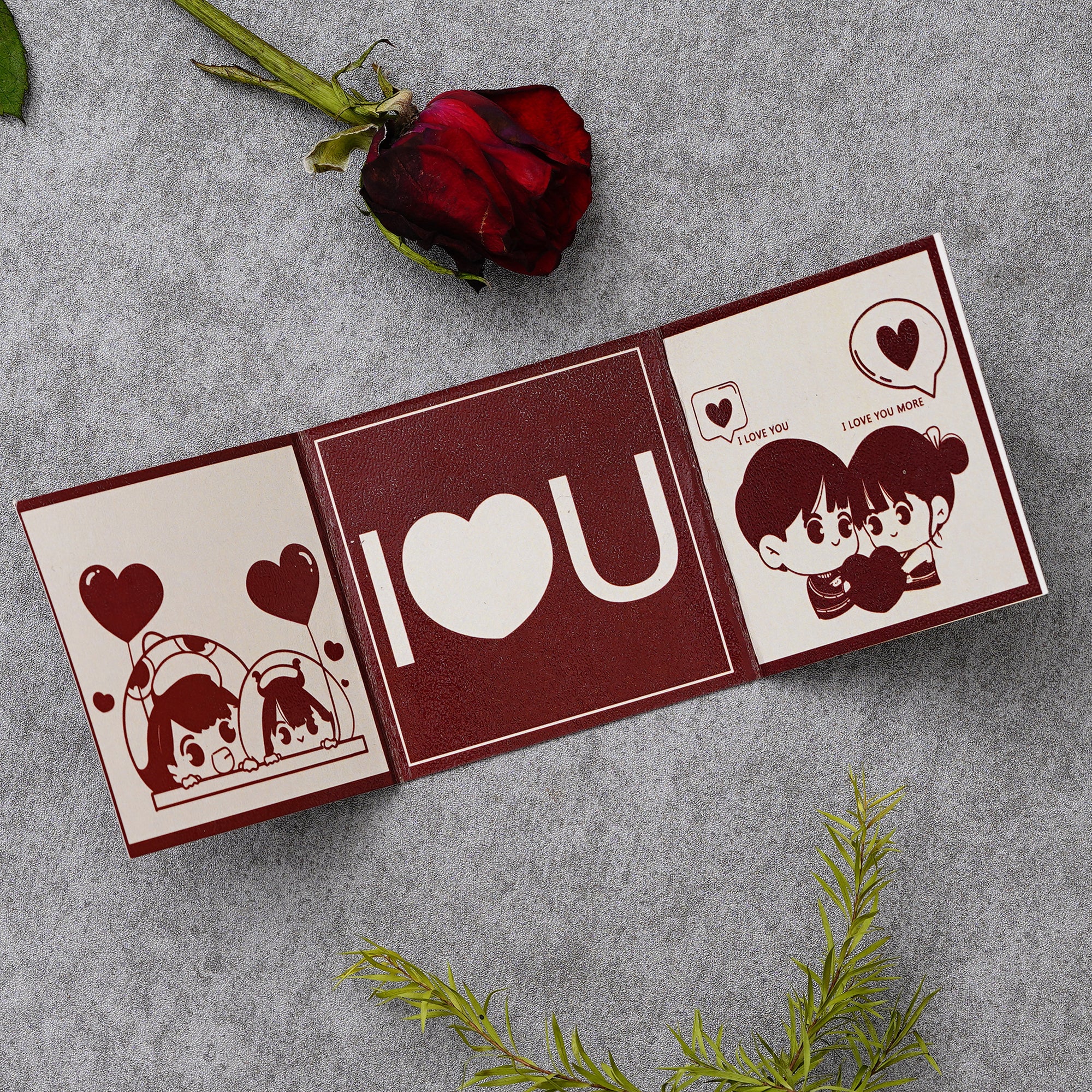 eCraftIndia "I Love You" Valentine Card