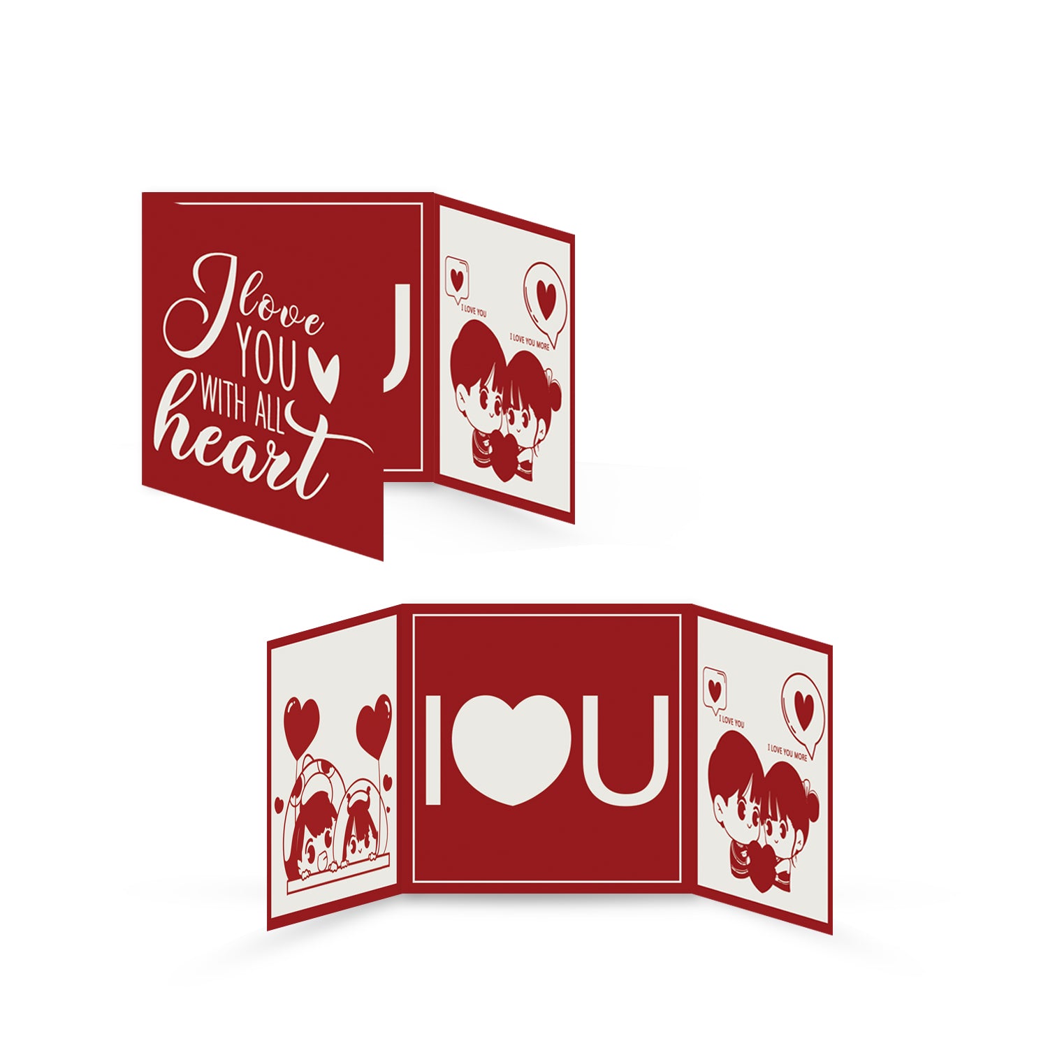 eCraftIndia "I Love You" Valentine Card 4