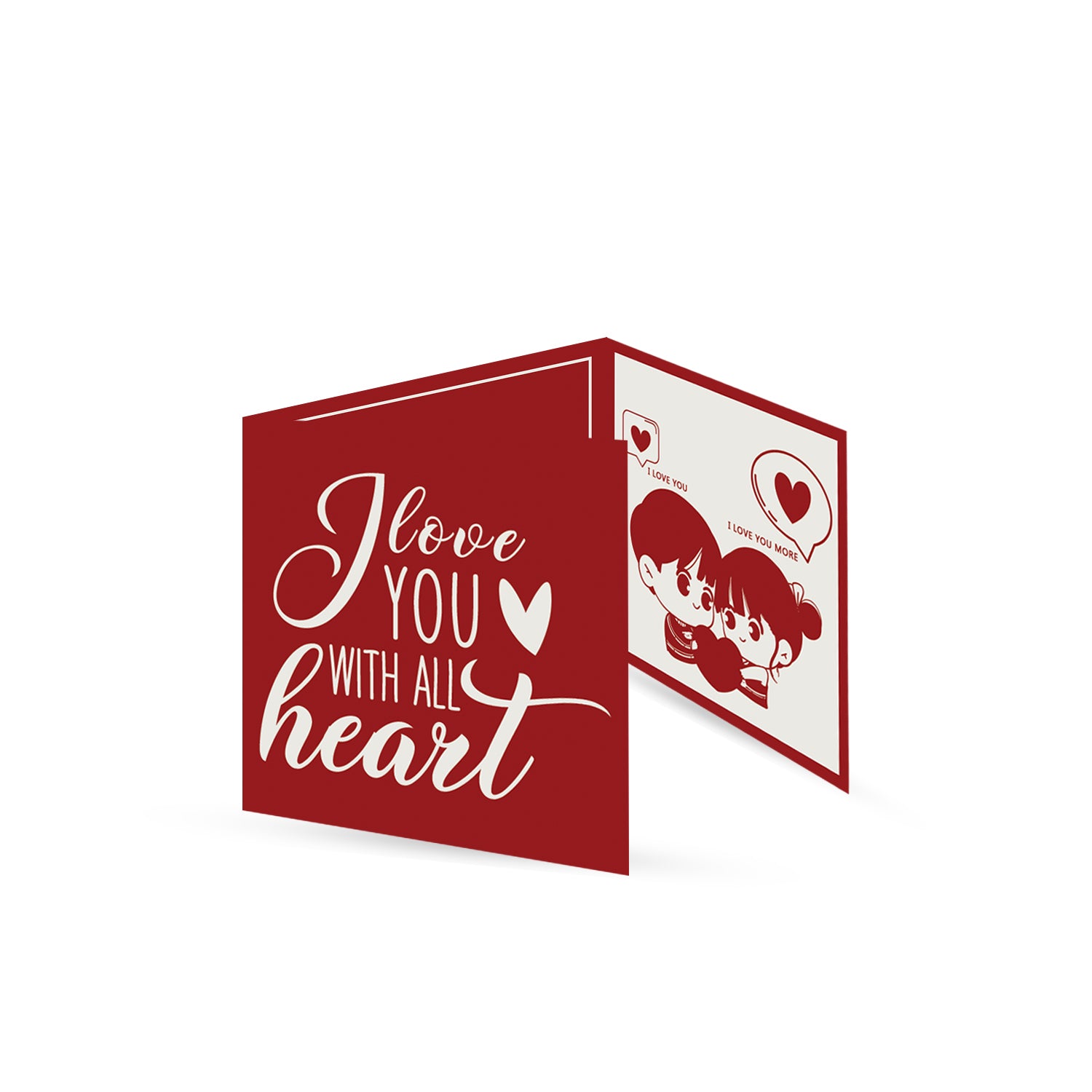 eCraftIndia "I Love You" Valentine Card 5