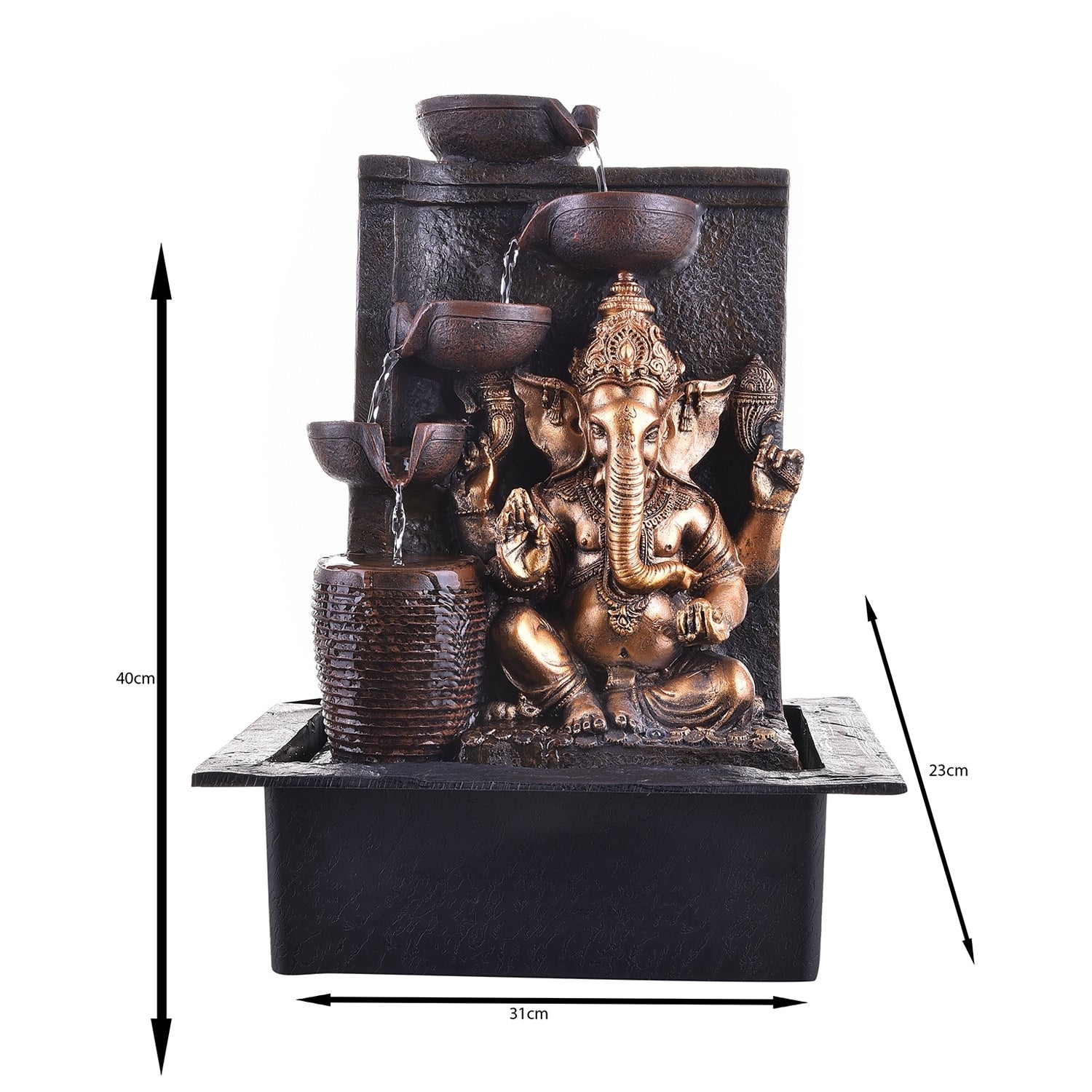Spiritual Lord Ganesha Idol Water Fountain 1