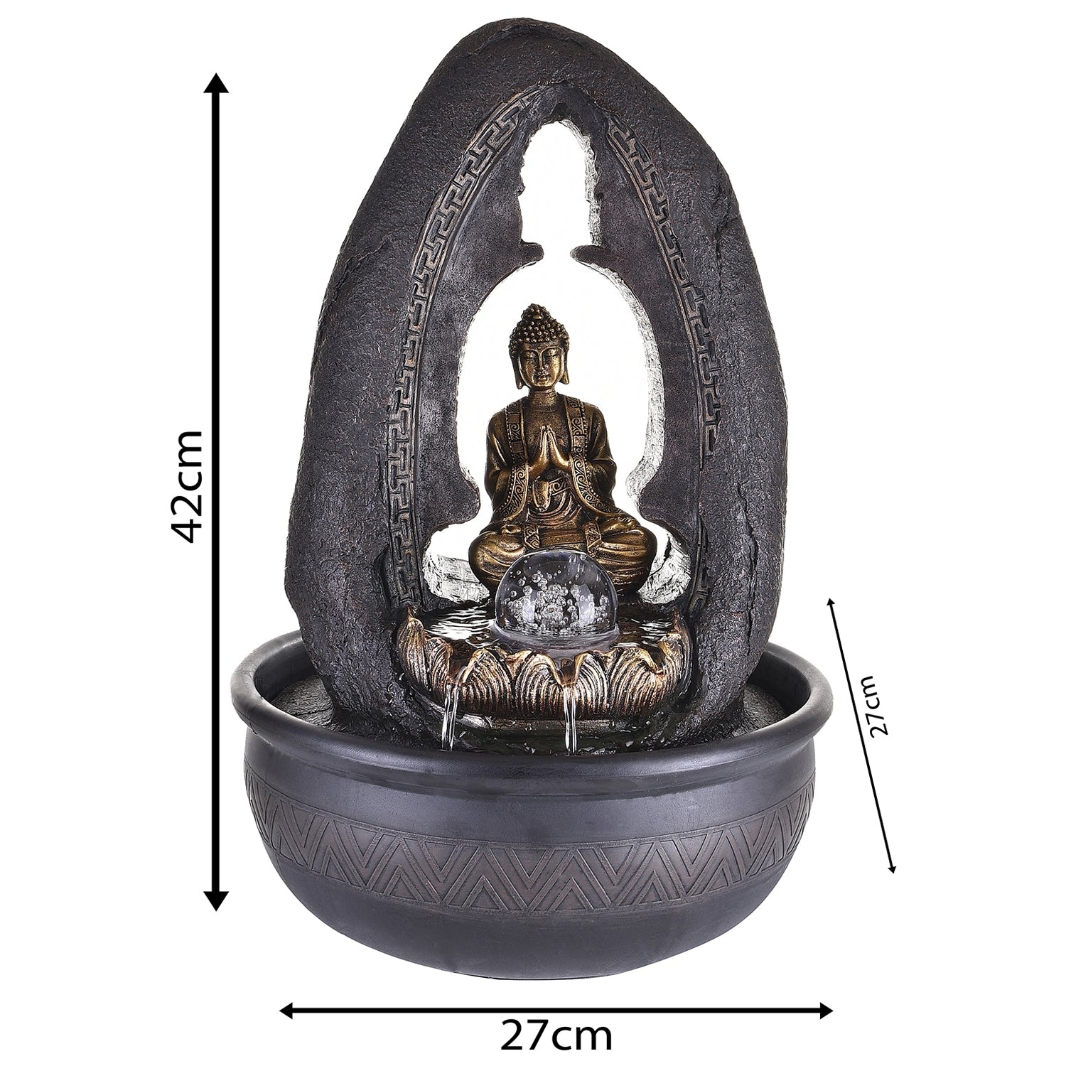 Lord Buddha Cut- Out Water Fountain 1