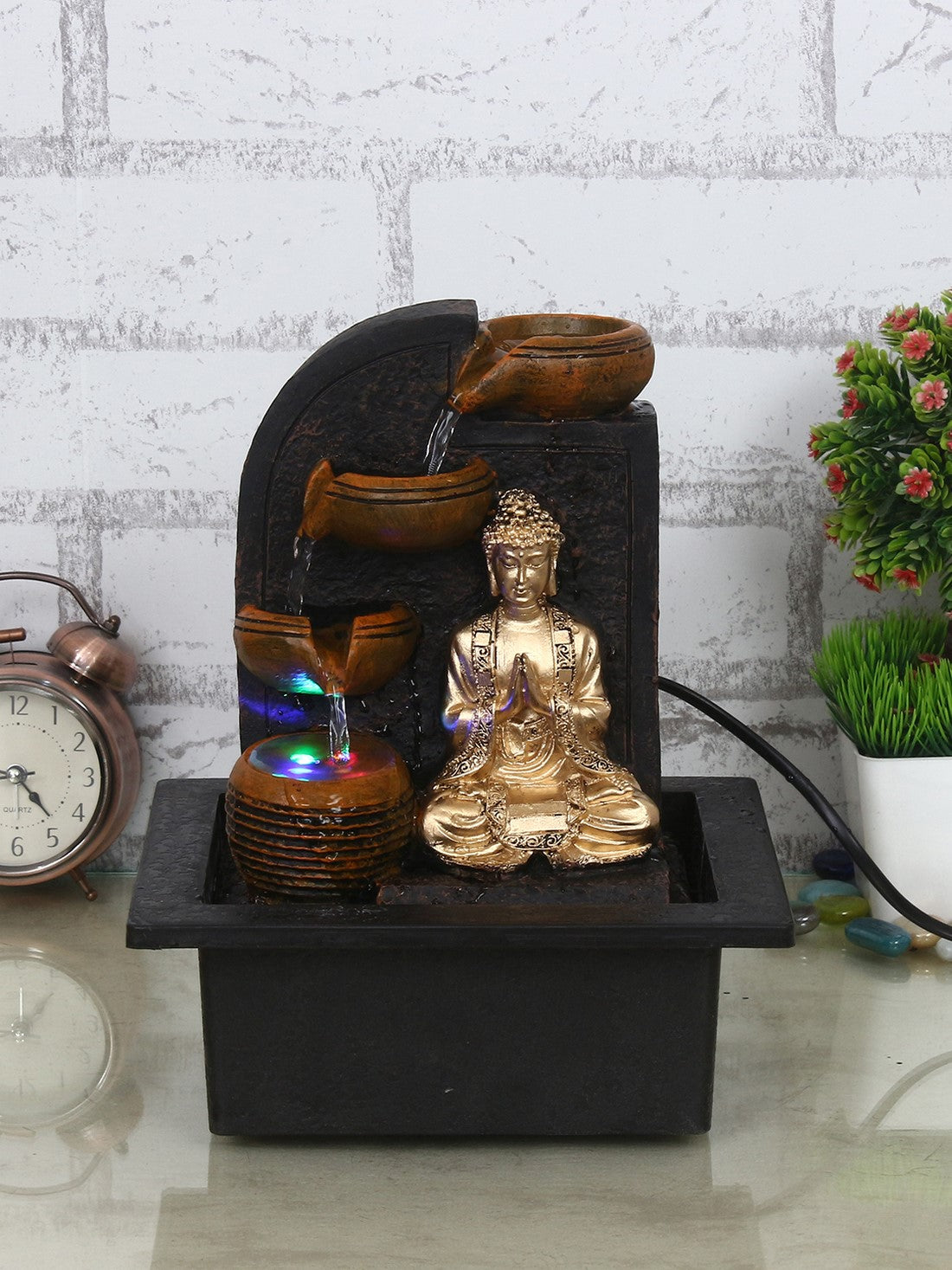 Decorative Buddha Steps Water Fountain