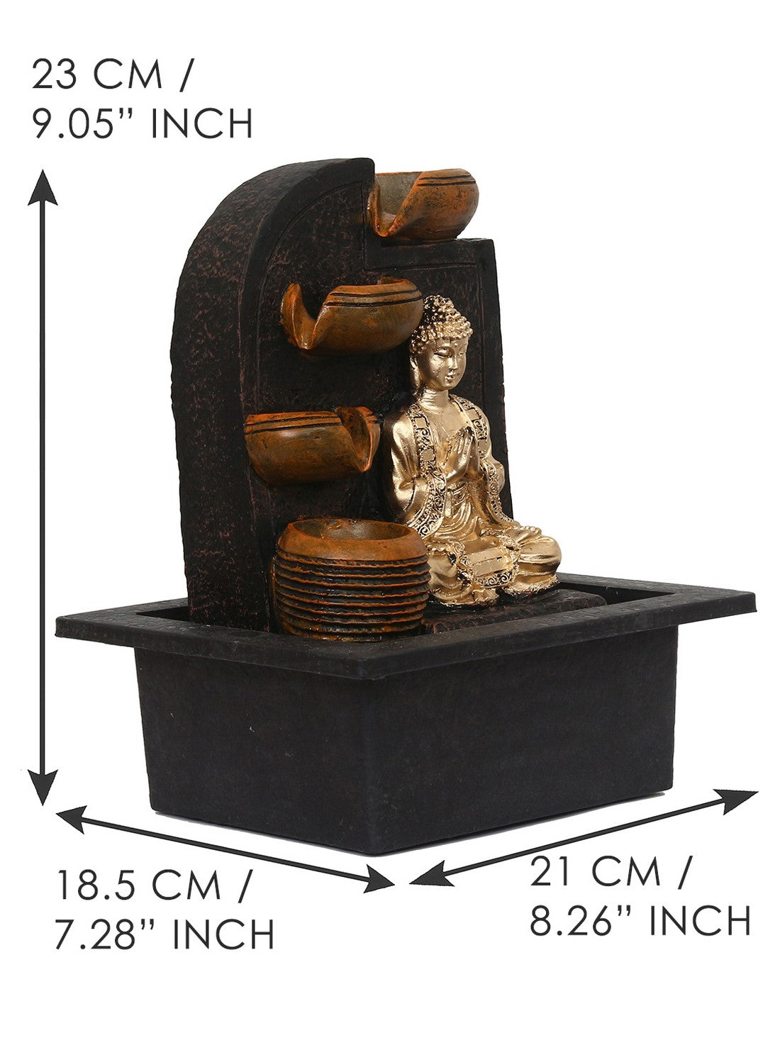 Decorative Buddha Steps Water Fountain 2