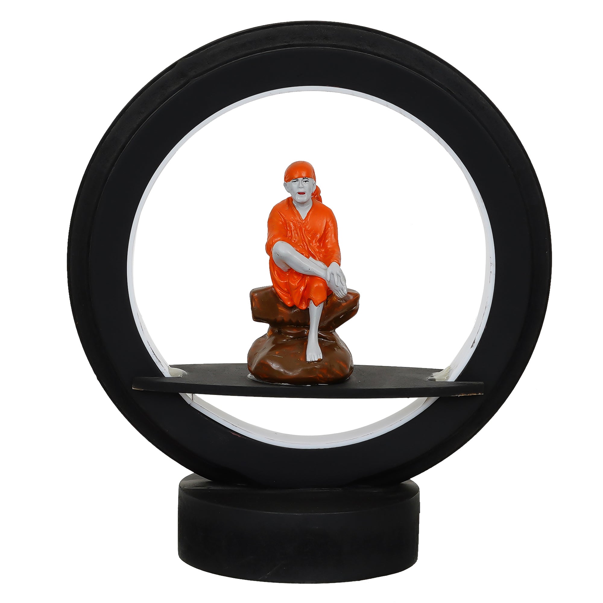 Sai Baba Decorative Circular Night Lamp 3