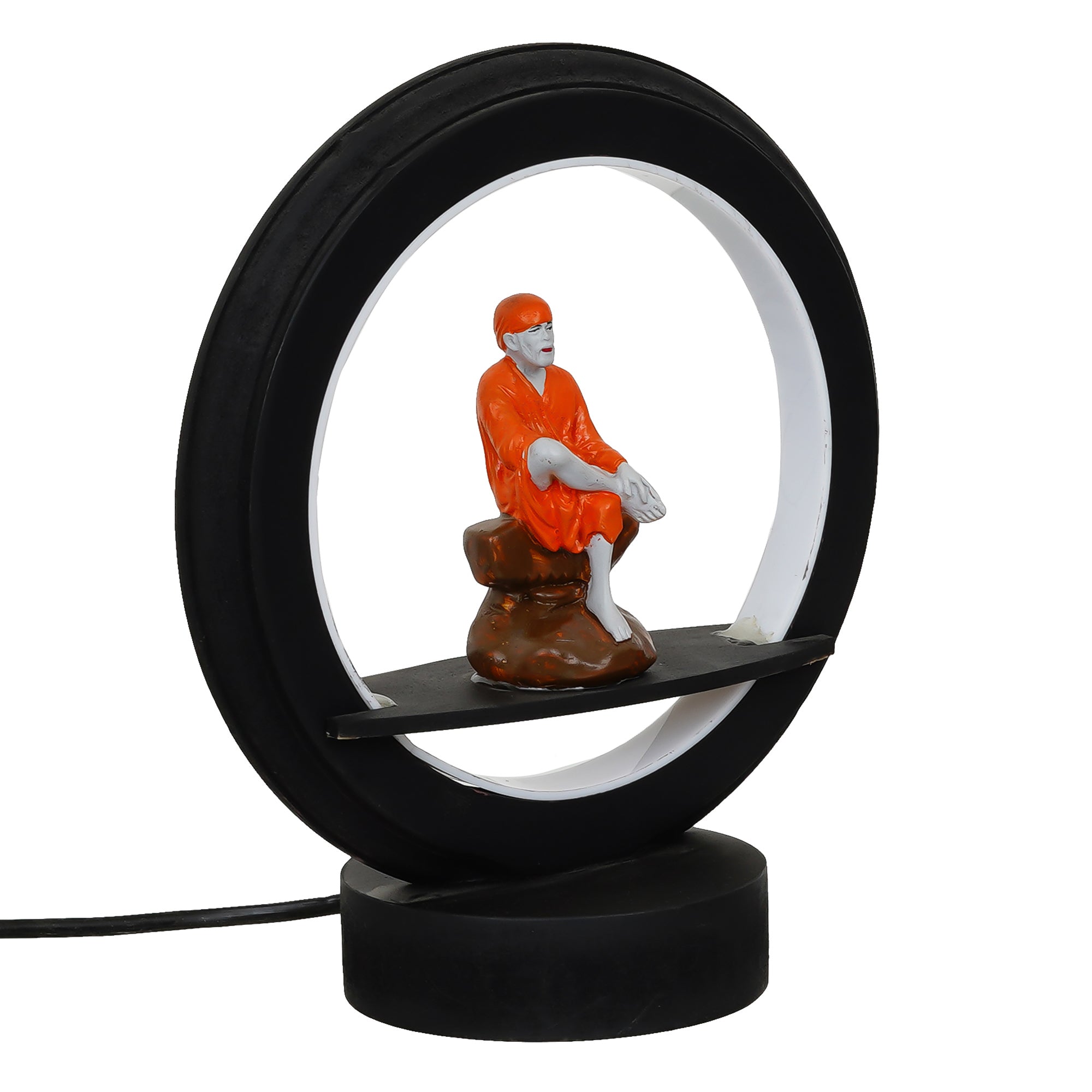 Sai Baba Decorative Circular Night Lamp 5