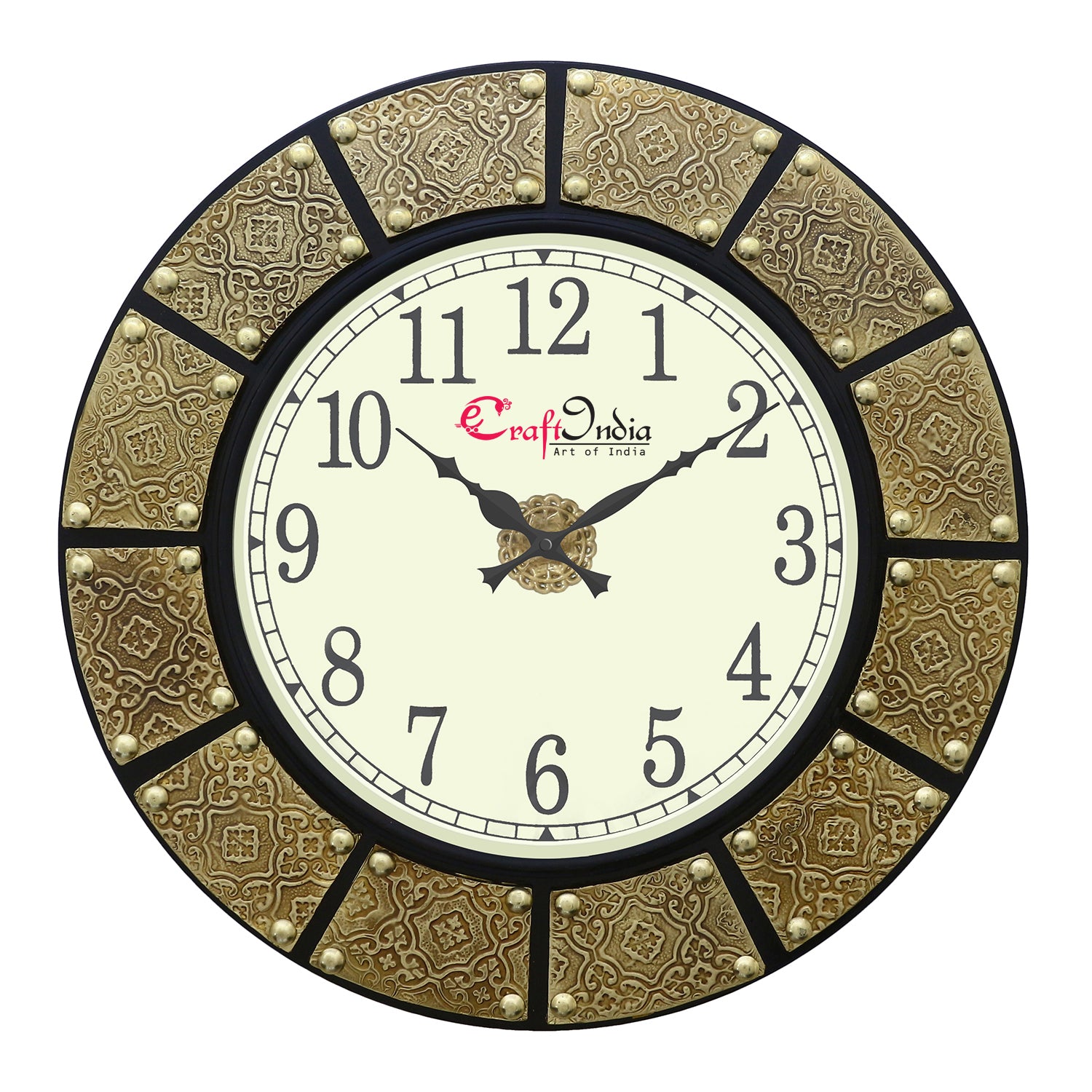 Wooden Analog Round Premium Handcrafted Wall Clock