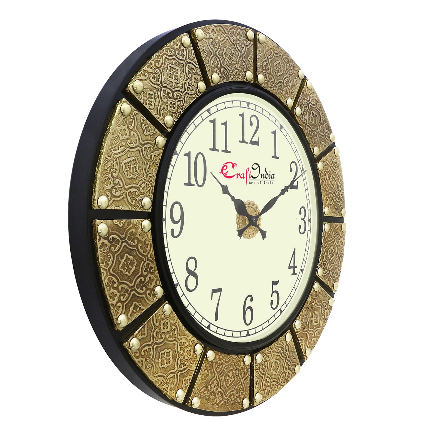 Wooden Analog Round Premium Handcrafted Wall Clock 3