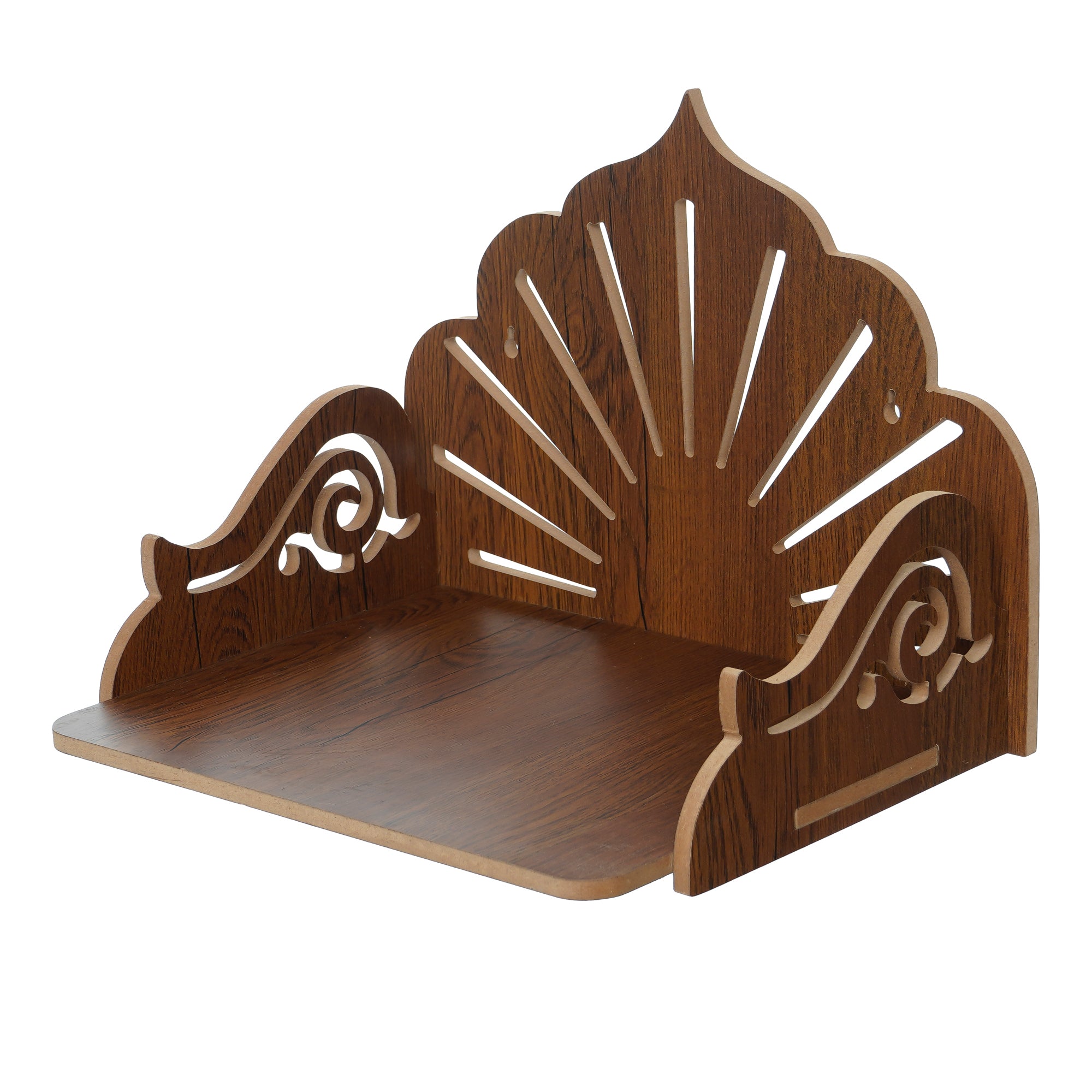 Sunrays Design Laminated Wood Pooja Temple/Mandir 4