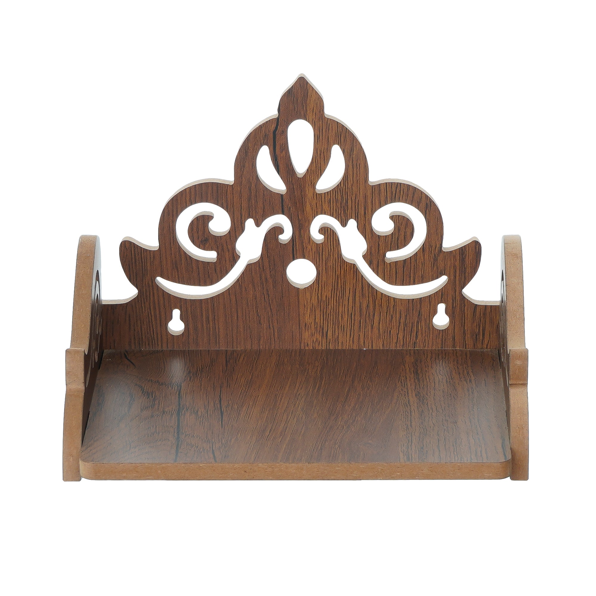 Carved Design Laminated Wood Pooja Temple/Mandir 5