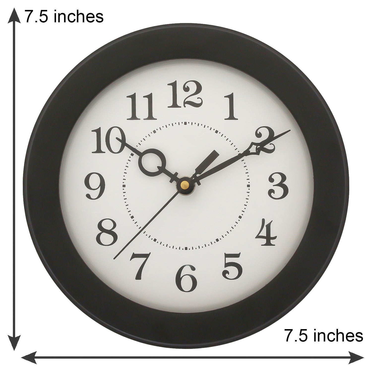 Round Shape Analog Wooden Wall Clock 2
