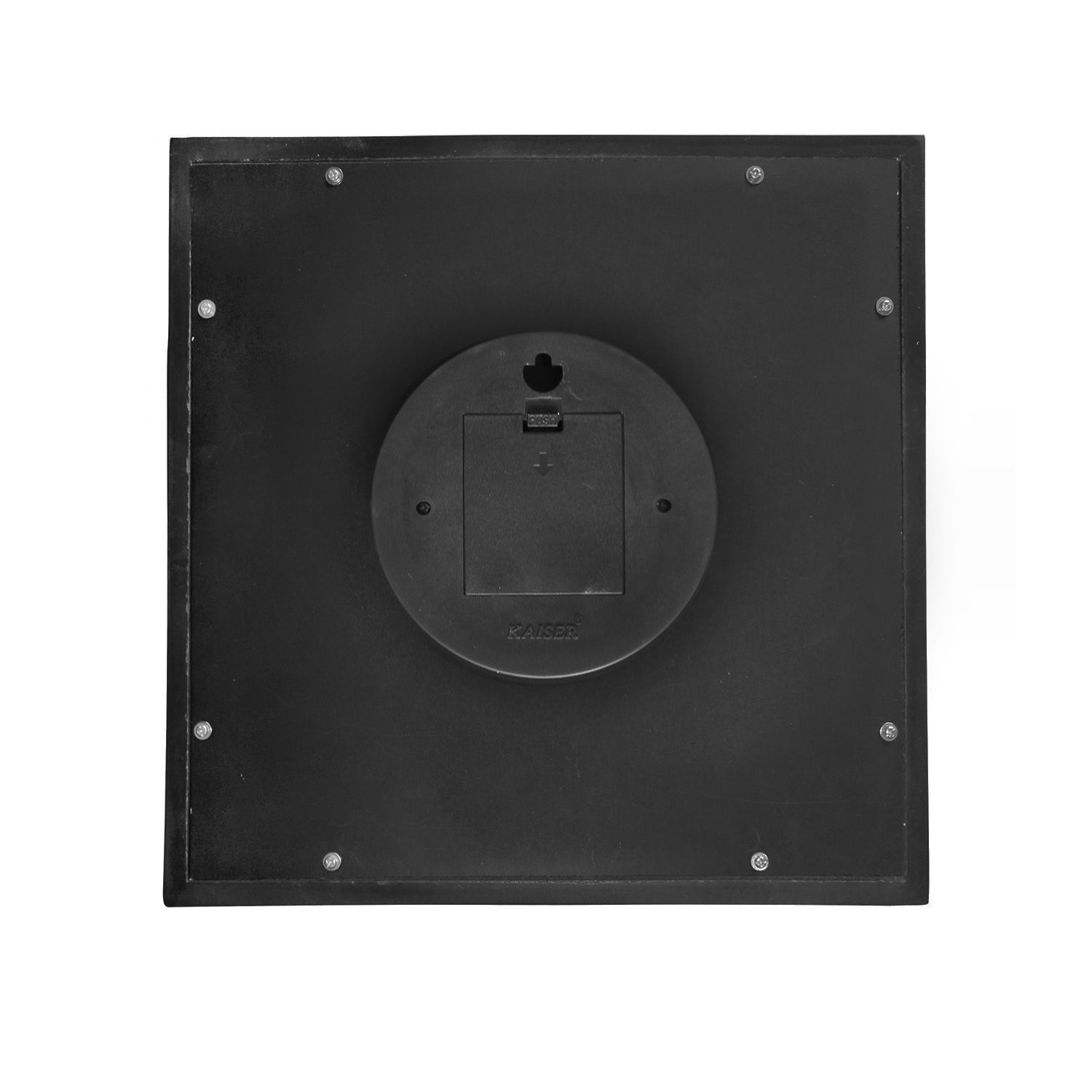 Black square wooden analog wall clock(28 cm x 28 cm) 4