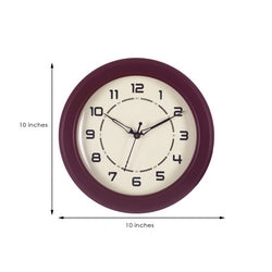 Premium Round Shape Decorative Analog Wooden Wall Clock 1
