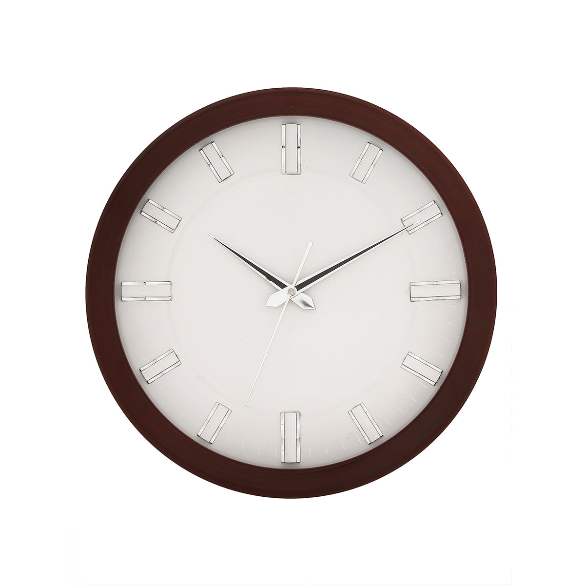Brown Round Wooden Premium Designer Analog Wall Clock