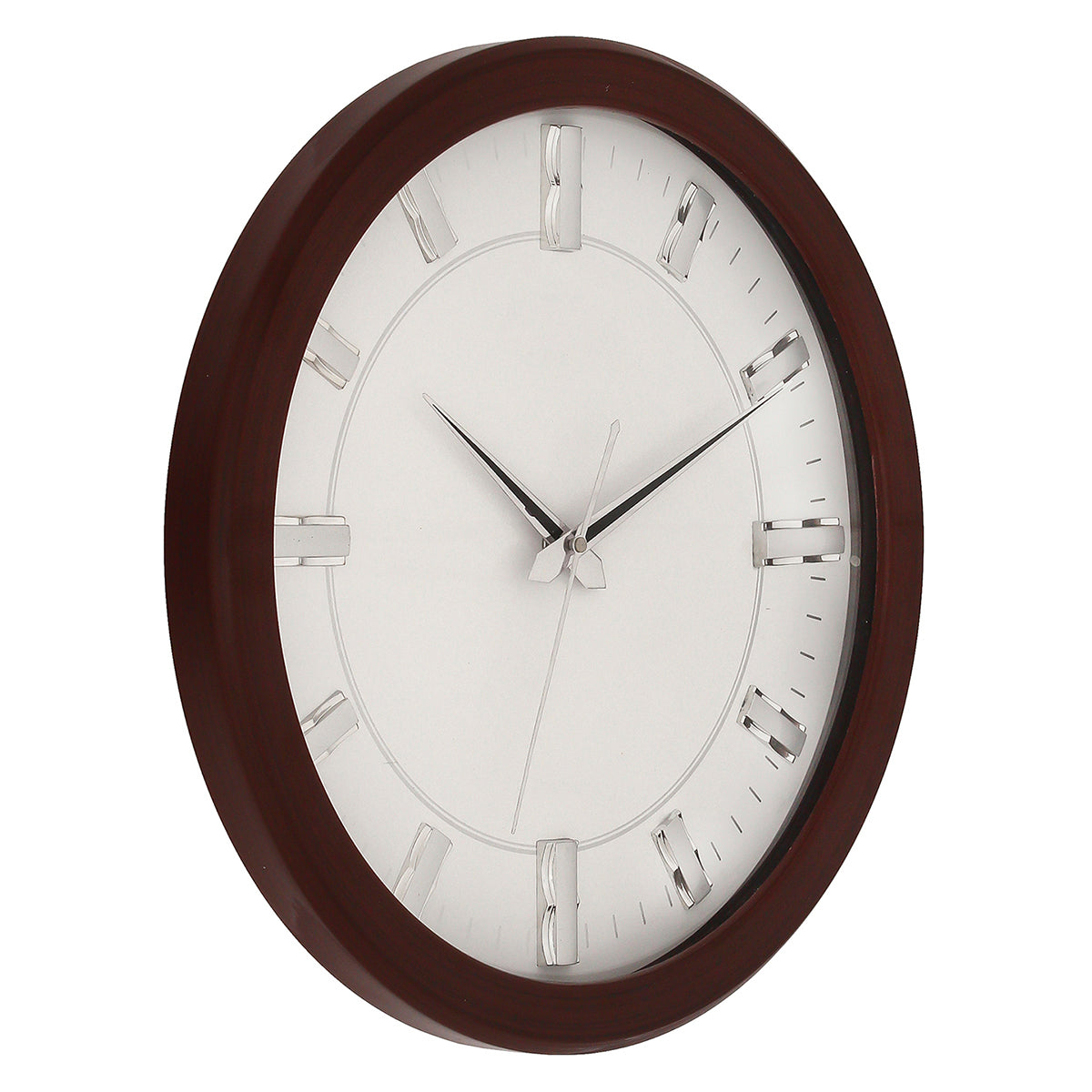 Brown Round Wooden Premium Designer Analog Wall Clock 3
