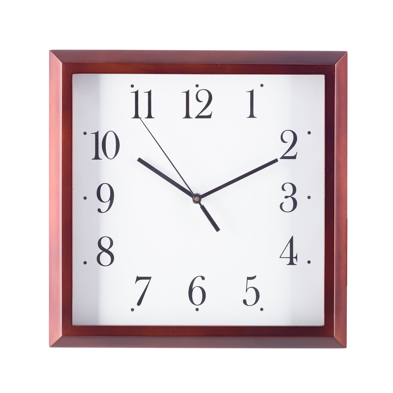 Premium Decorative Analog Square Shape Wooden Wall Clock
