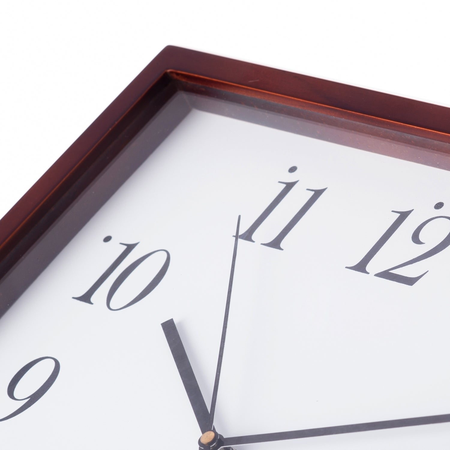 Premium Decorative Analog Square Shape Wooden Wall Clock 3