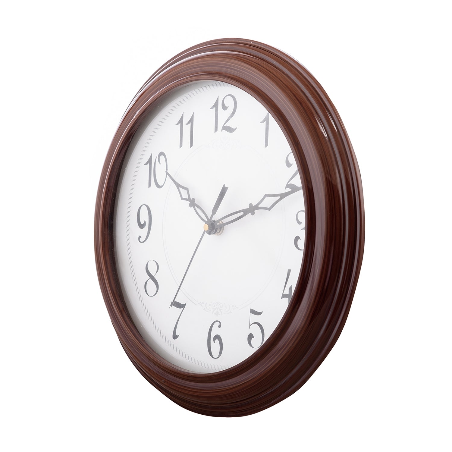 Premium Decorative Analog Brown Round Shape Wooden Wall Clock 2