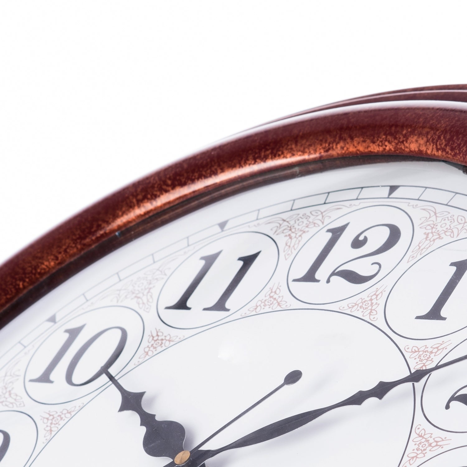 Premium Decorative Analog Brown Round Wooden Wall Clock 3