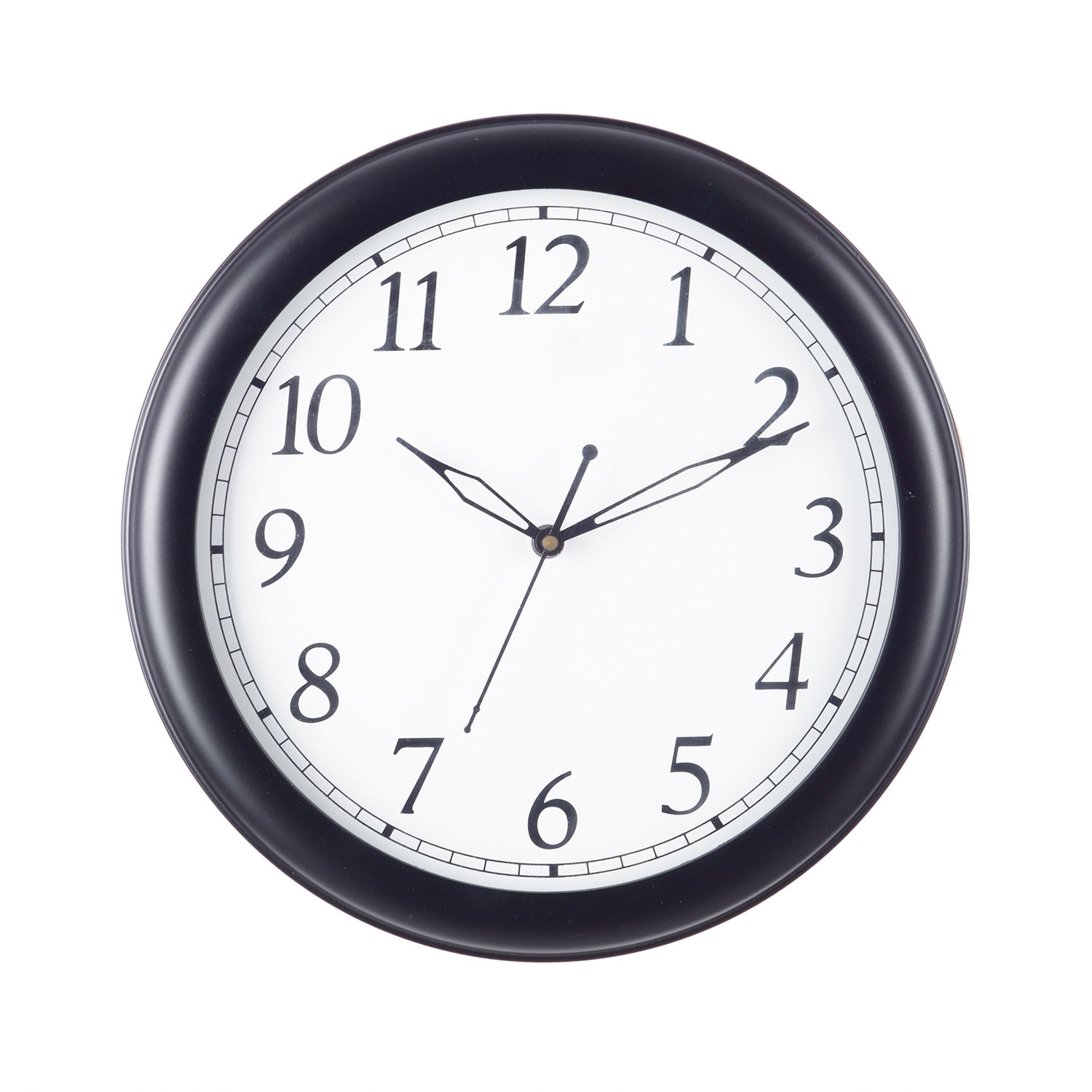 Premium Decorative Analog Black Round Wooden Wall Clock
