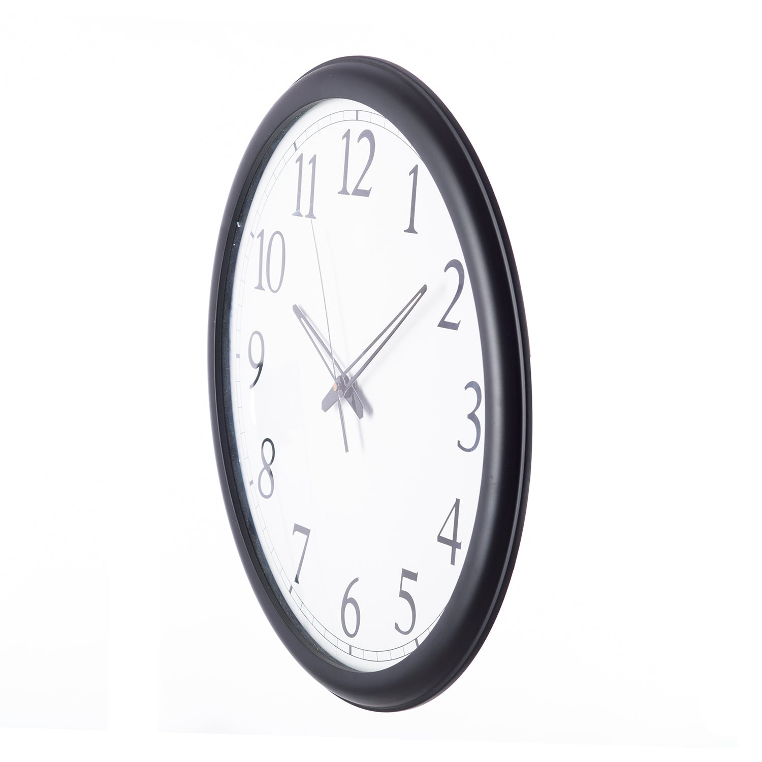Premium Decorative Analog Black Round Wooden Wall Clock 2